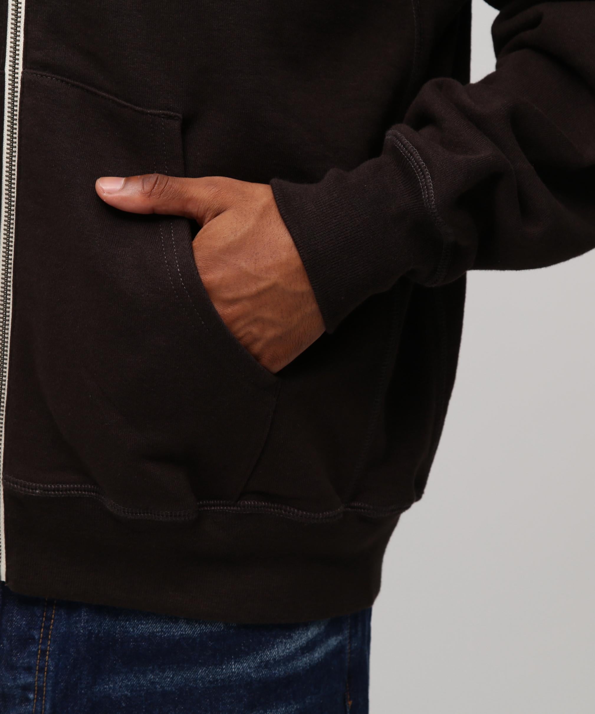 《VINTAGE LINE》VINTAGE ZIP UP PARKA チャコール