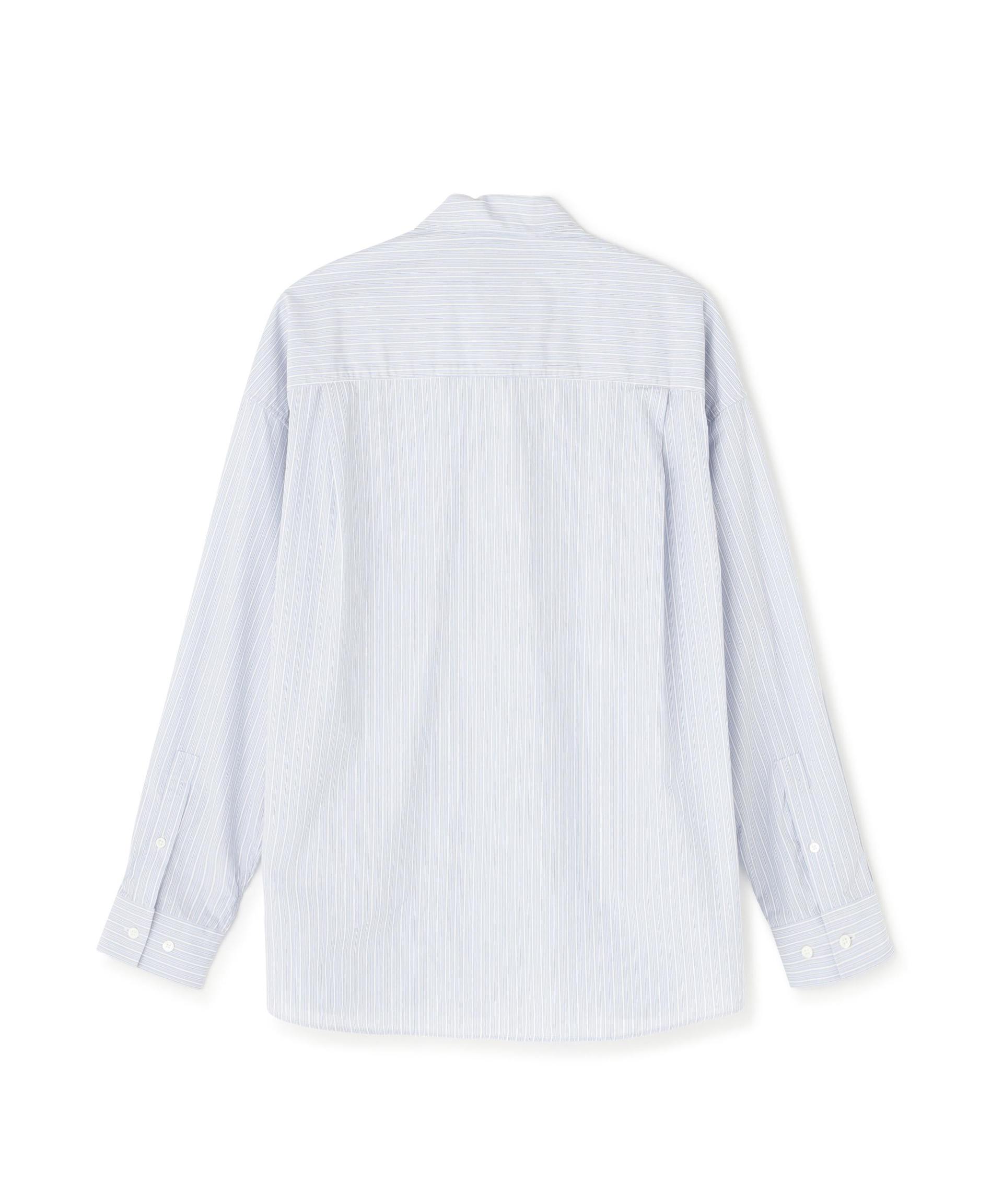 Toionie/トワロニエ/Stipe Half-Zip Shit サックス1