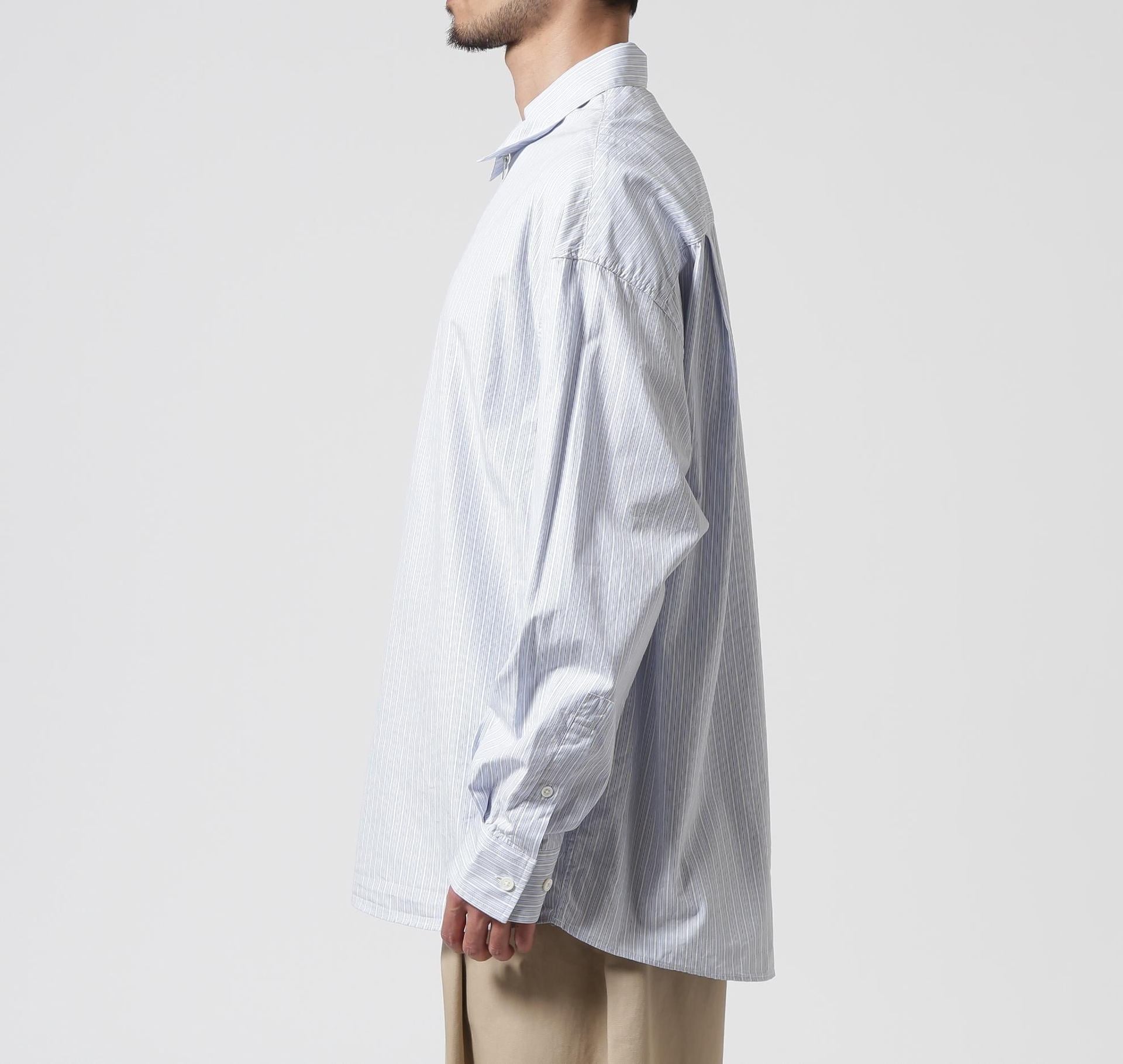 Toionie/トワロニエ/Stipe Half-Zip Shit サックス1