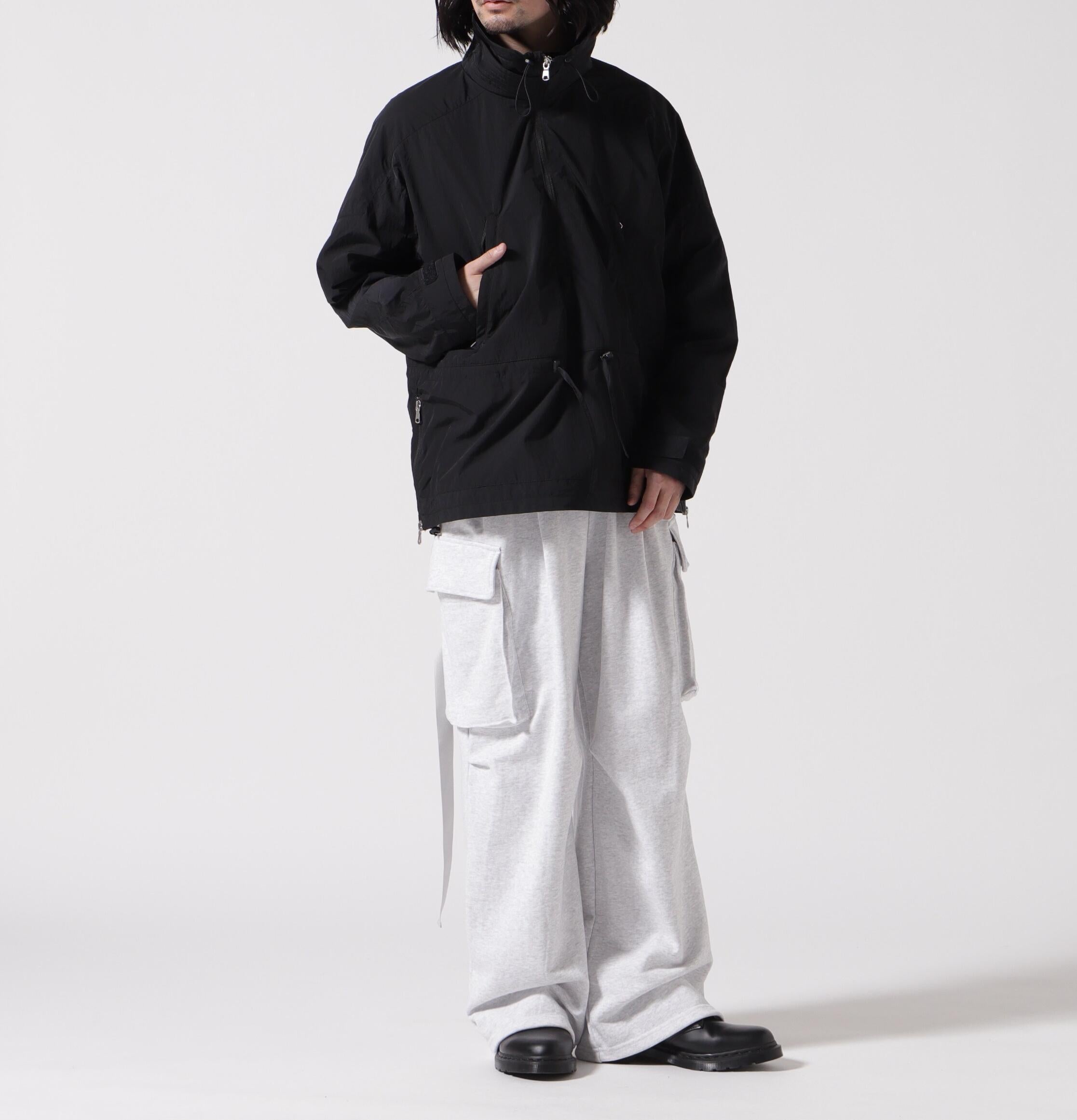ANCELLM/アンセルム/NYLON PULLOVE> JACKET ブラック