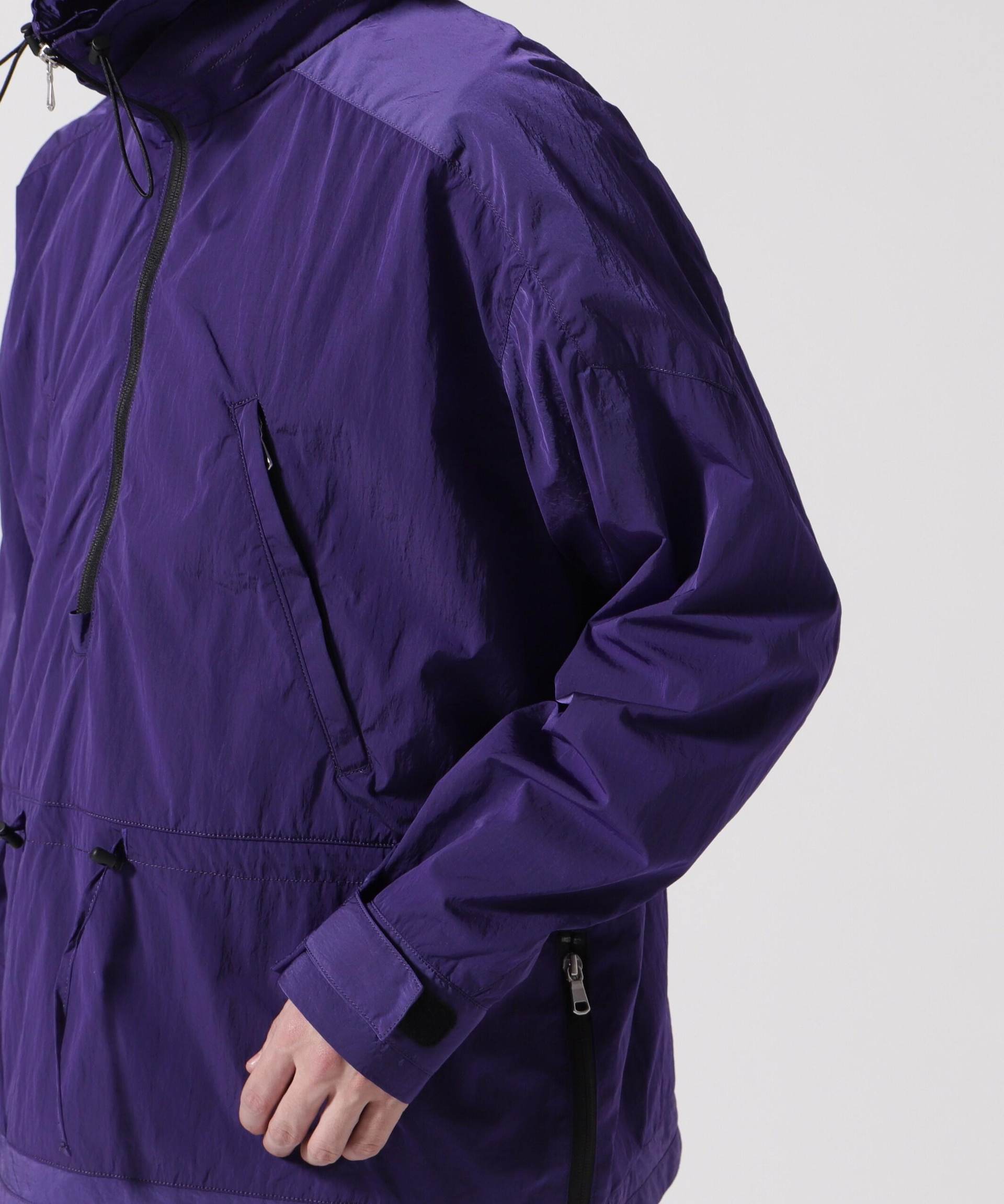 ANCELLM/アンセルム/NYLON PULLOVE> JACKET パープル