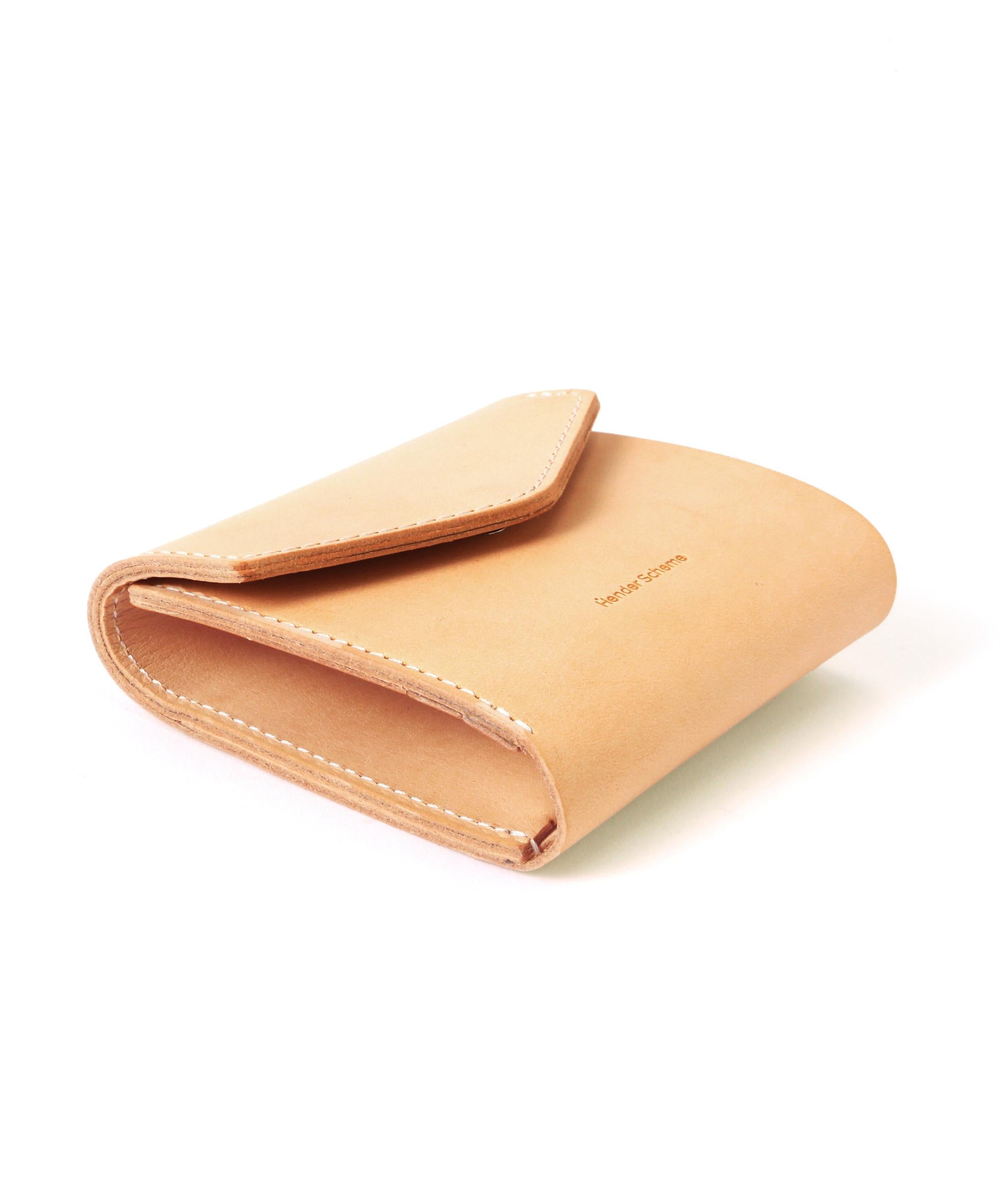 Hende Scheme/エンダースキーマ/flap wallet ナチュラル4