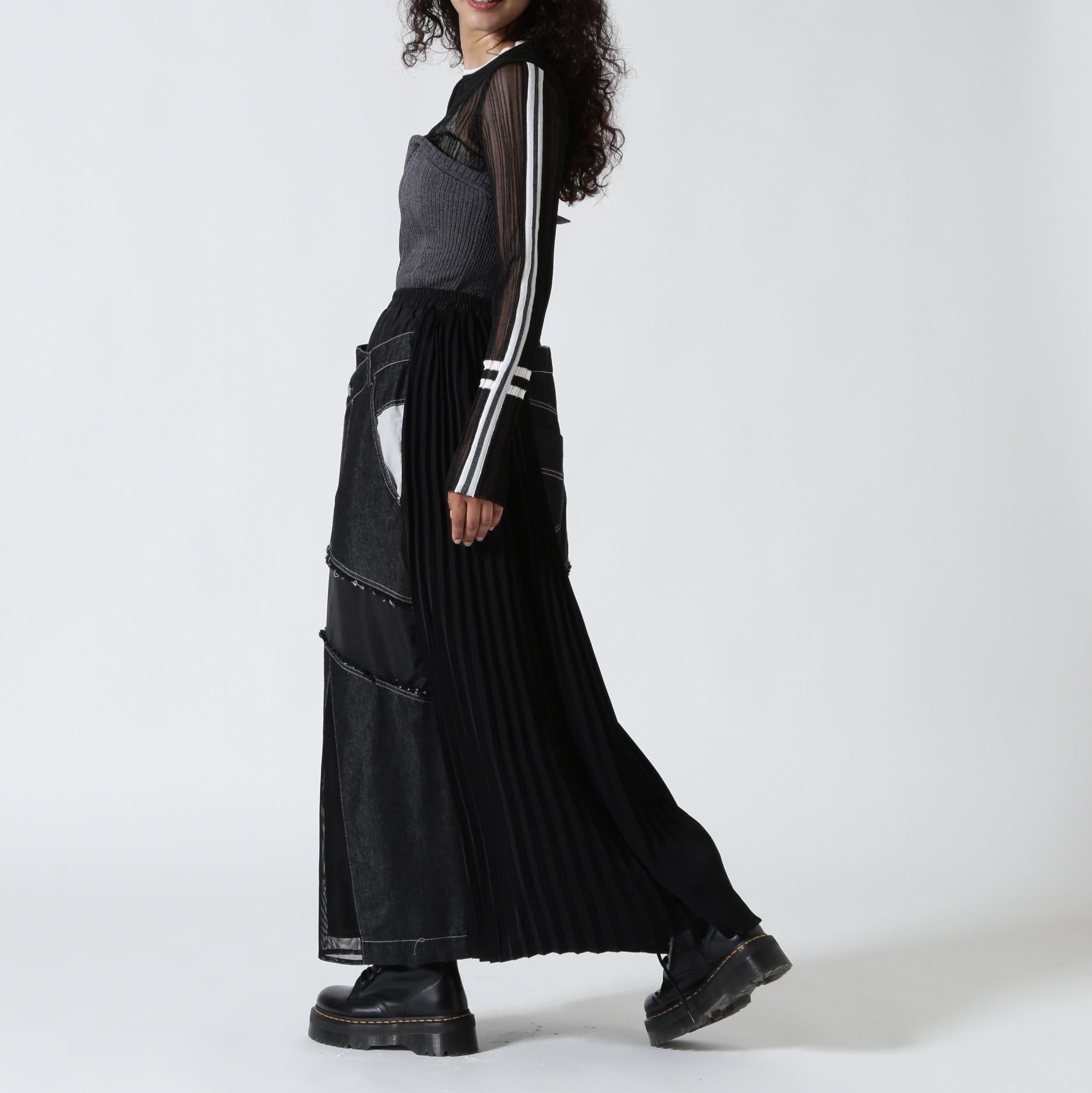 AULA AILA/アウラアイラ/RA>E TOP SHEE> >IR KNIT ブラック