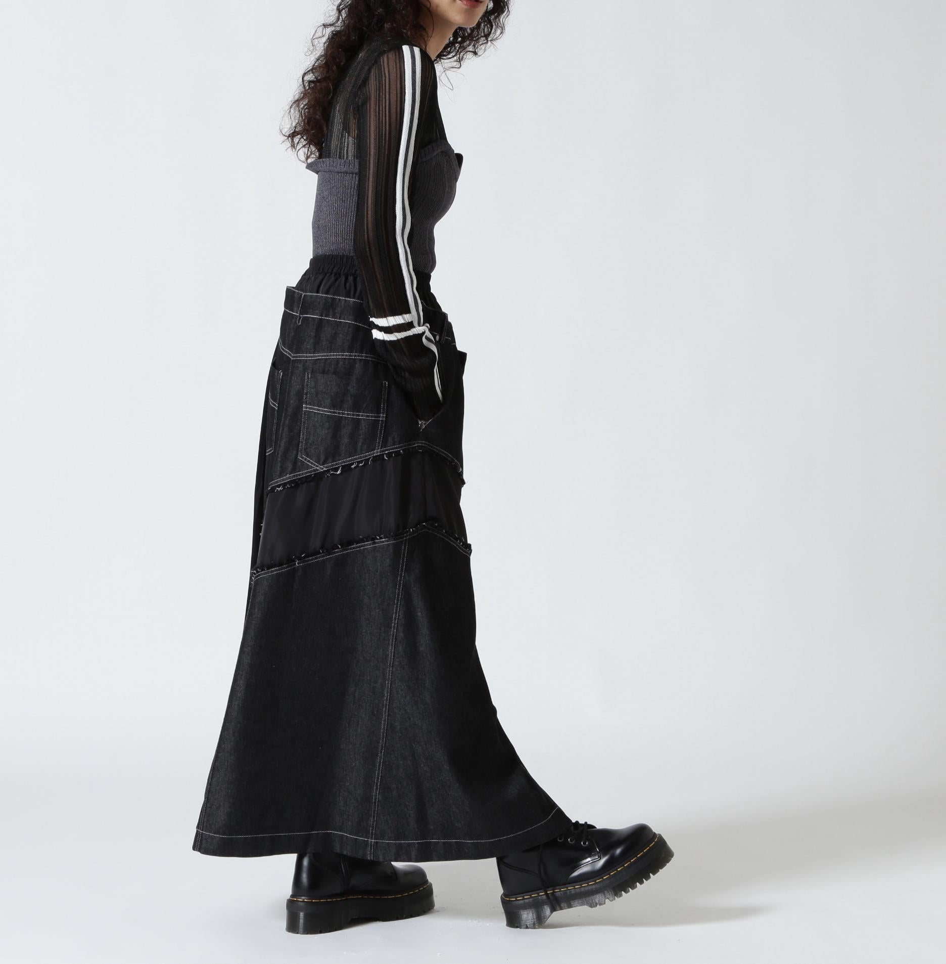 AULA AILA/アウラアイラ/RA>E TOP SHEE> >IR KNIT ブラック