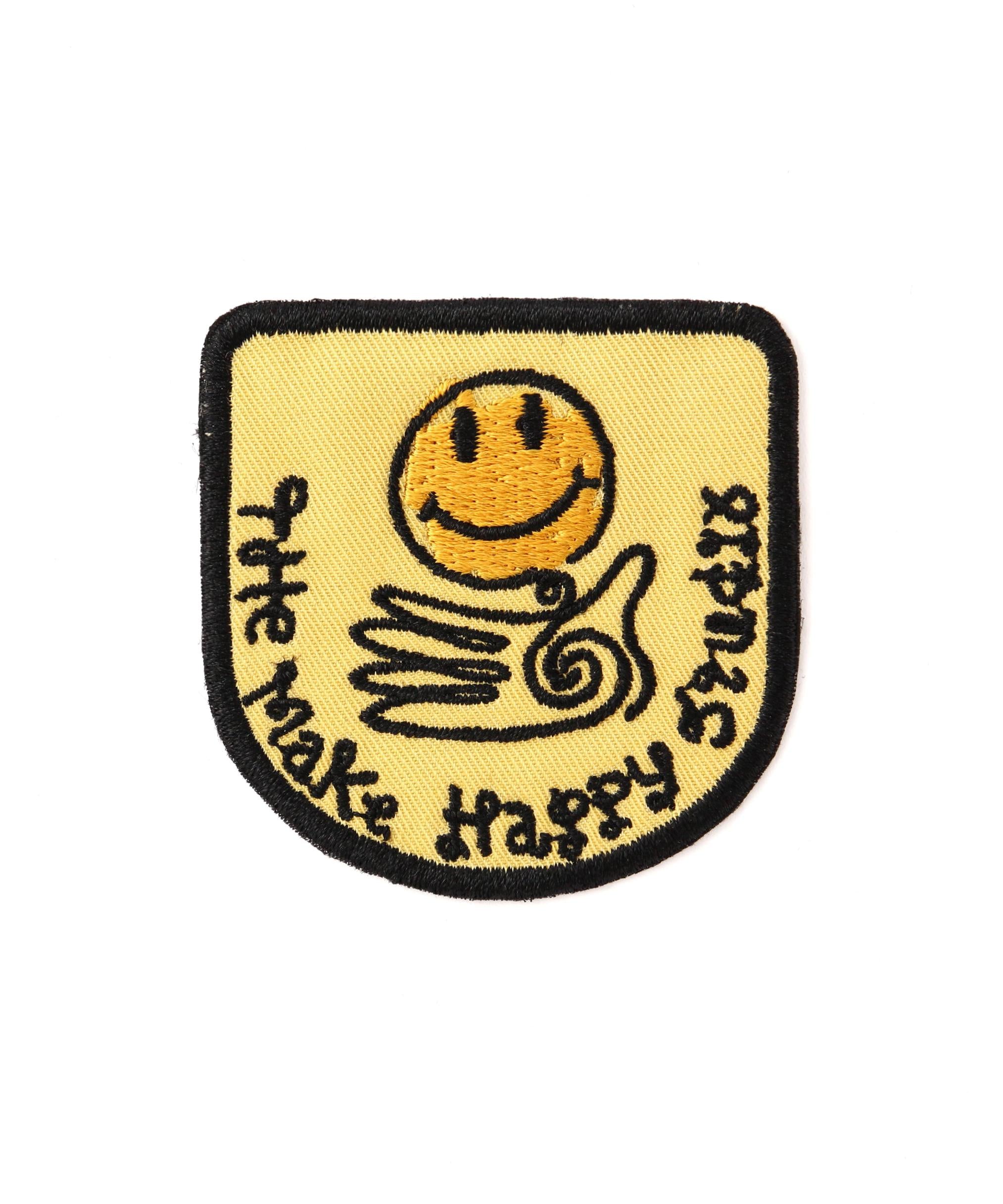 The Make Happy Studio/ザメイクハッピーストゥディオ/HAPPY IRON PATCH イエロー