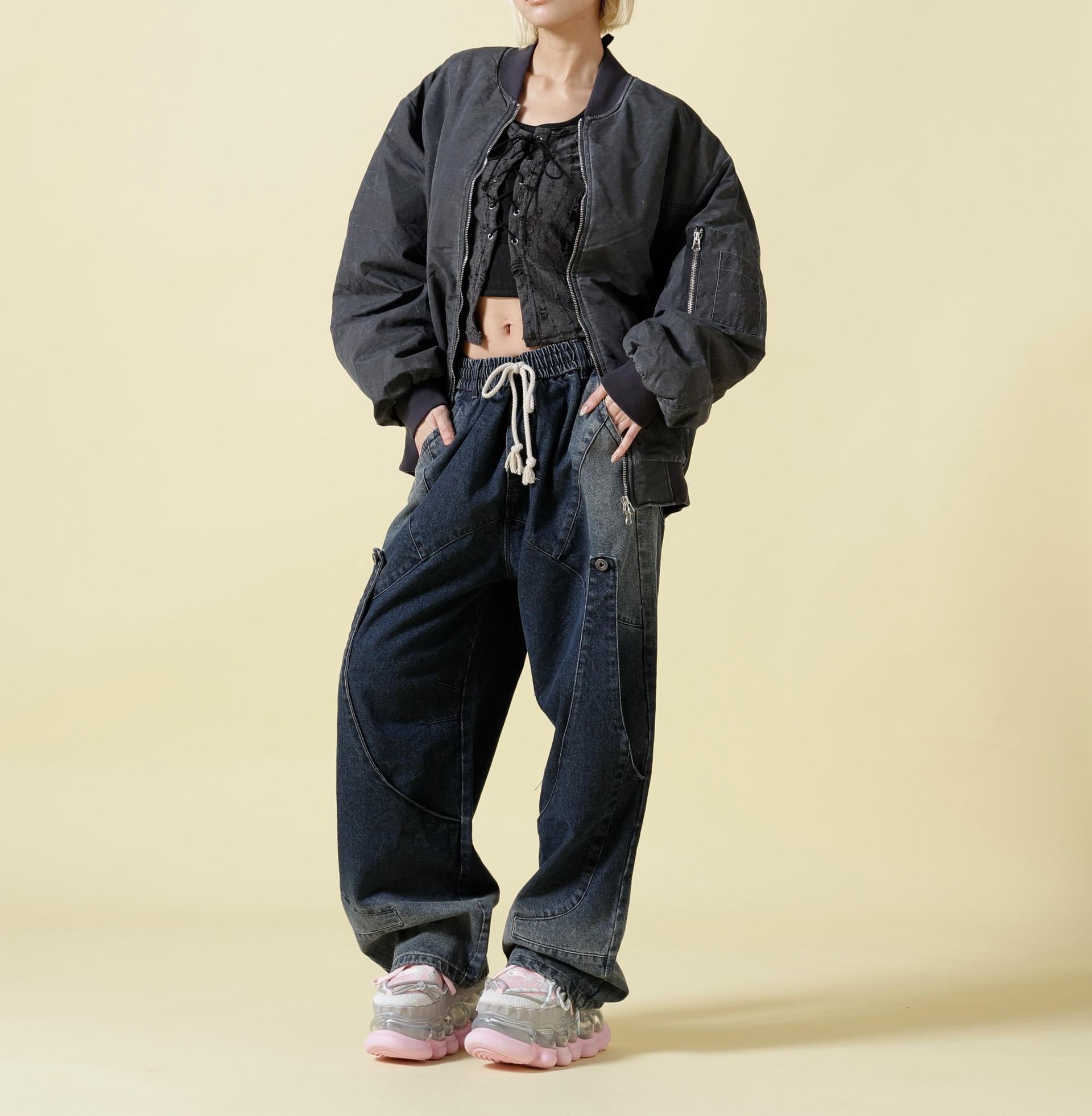 SIS/エスアイエス/Pigment Blouson ブラック