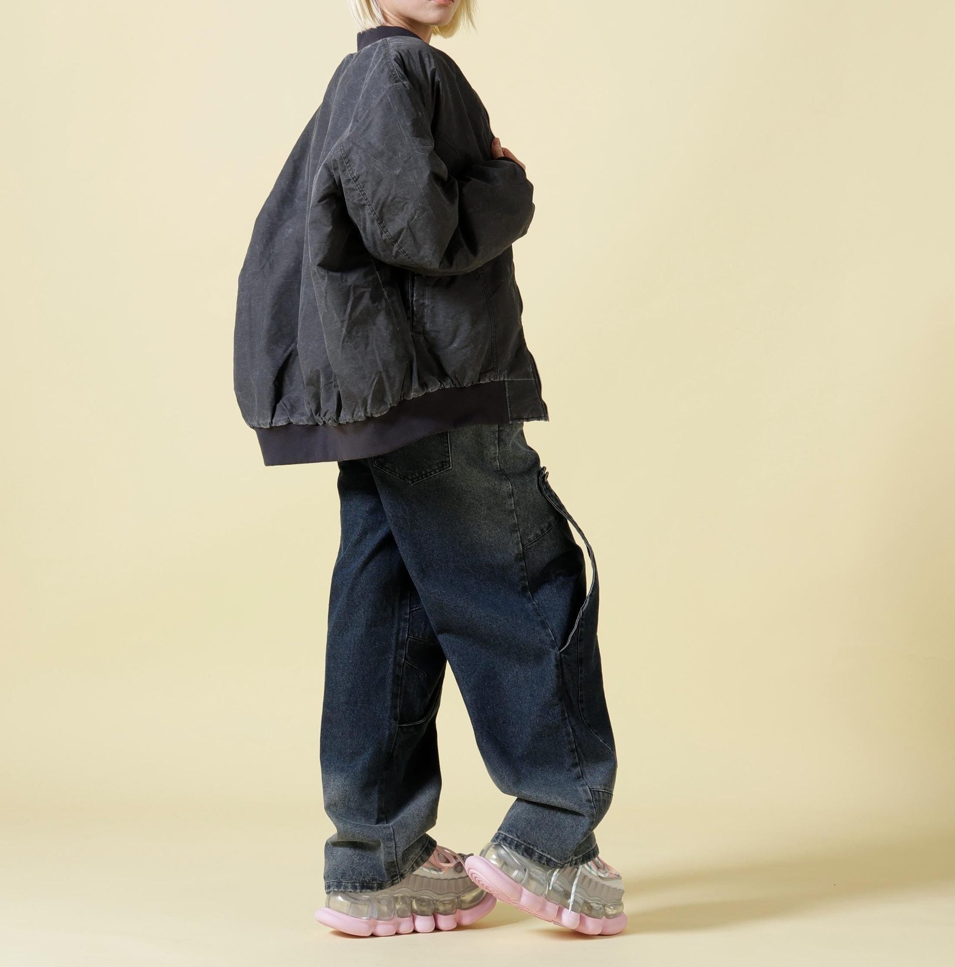 SIS/エスアイエス/Pigment Blouson ブラック