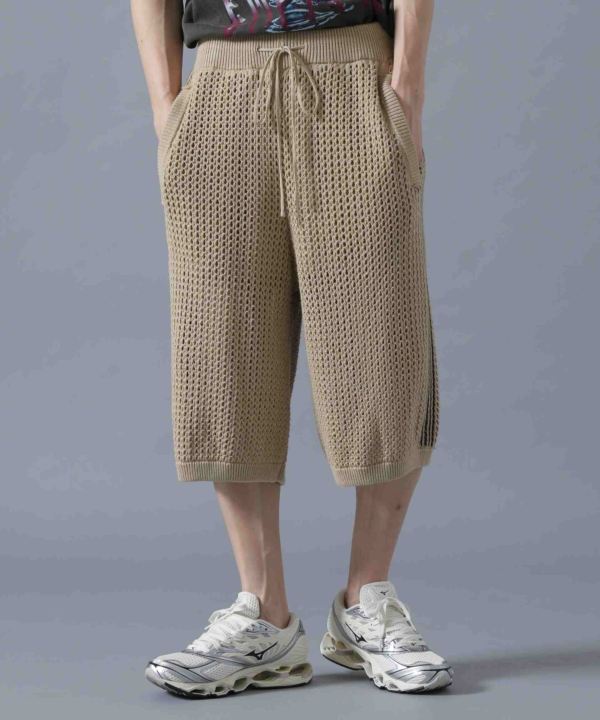 DankeSchon/ダンケシェーン/MESHKNIT SHORTS ベージュ