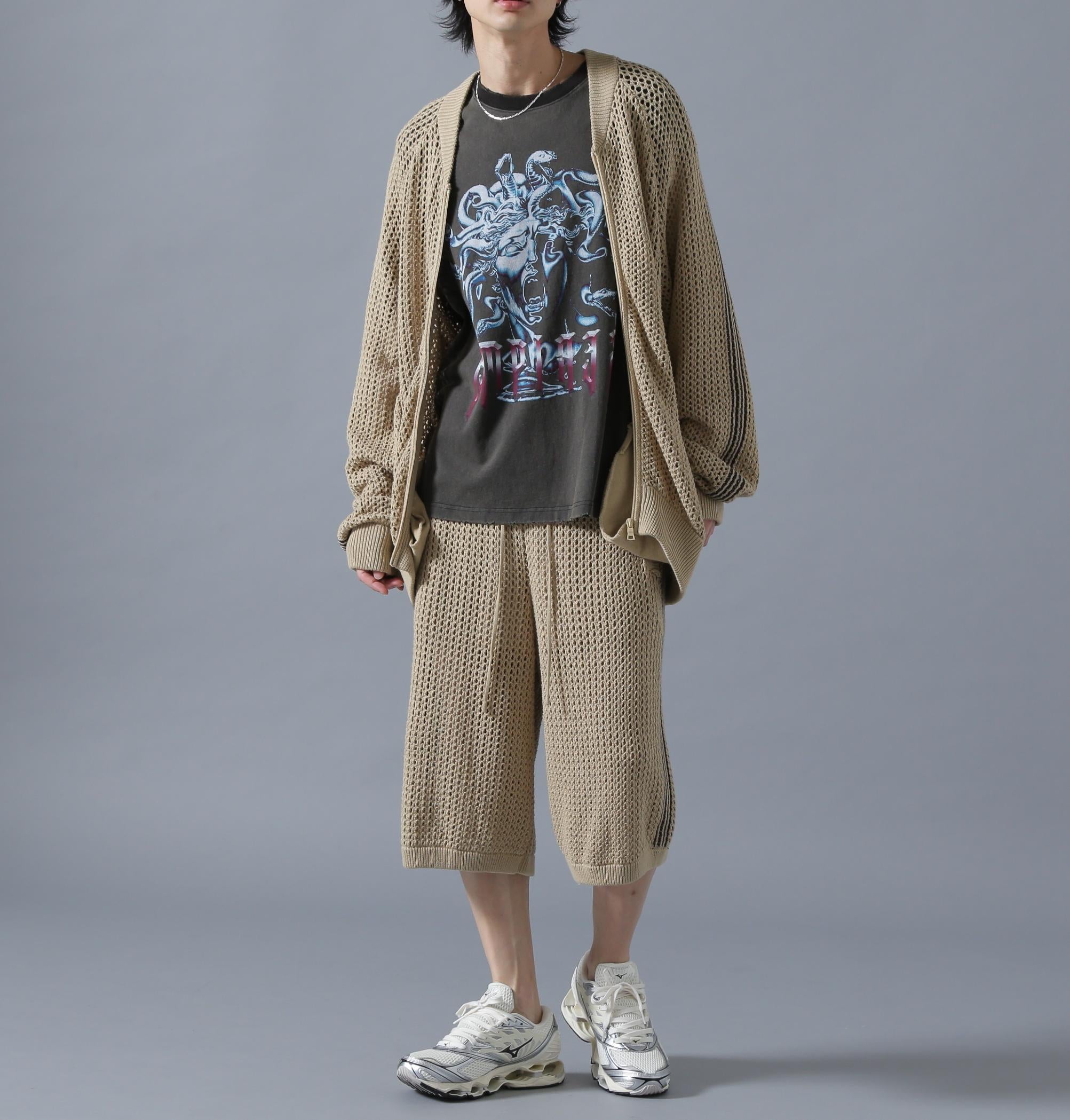 DankeSchon/ダンケシェーン/MESHKNIT SHORTS ベージュ