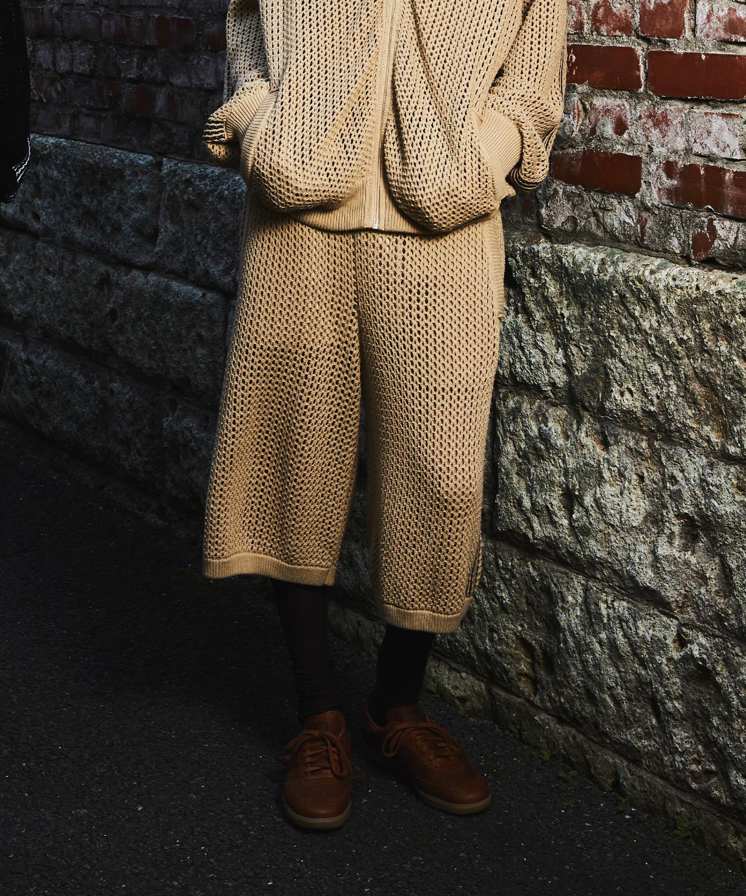 DankeSchon/ダンケシェーン/MESHKNIT SHORTS ベージュ