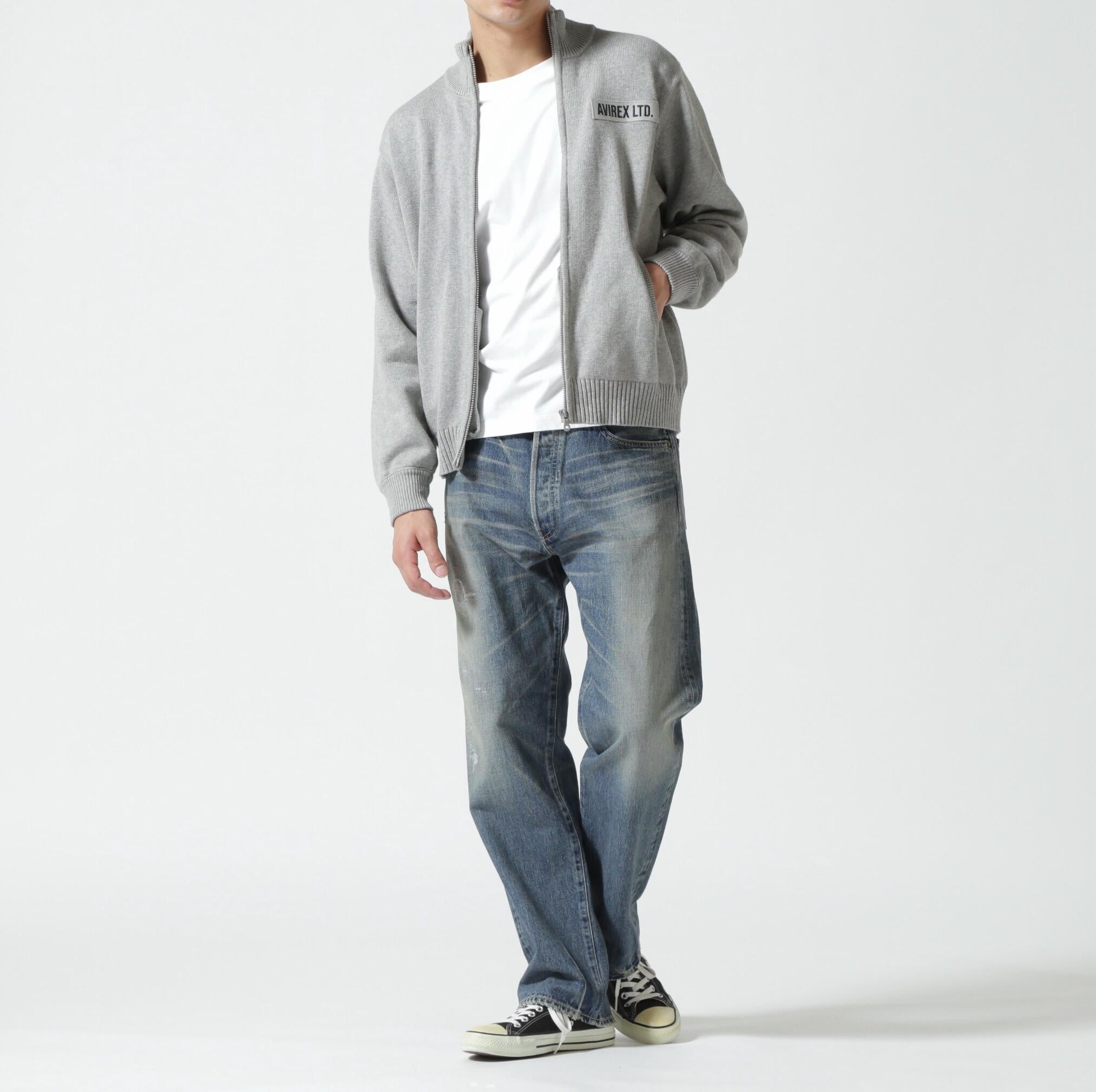 《TFQP》DENIM PANTS USED WASH / デニムパンツ ユーズドウォッシュ / AVI>EX / アヴィレックス ウォッシュユーズド9