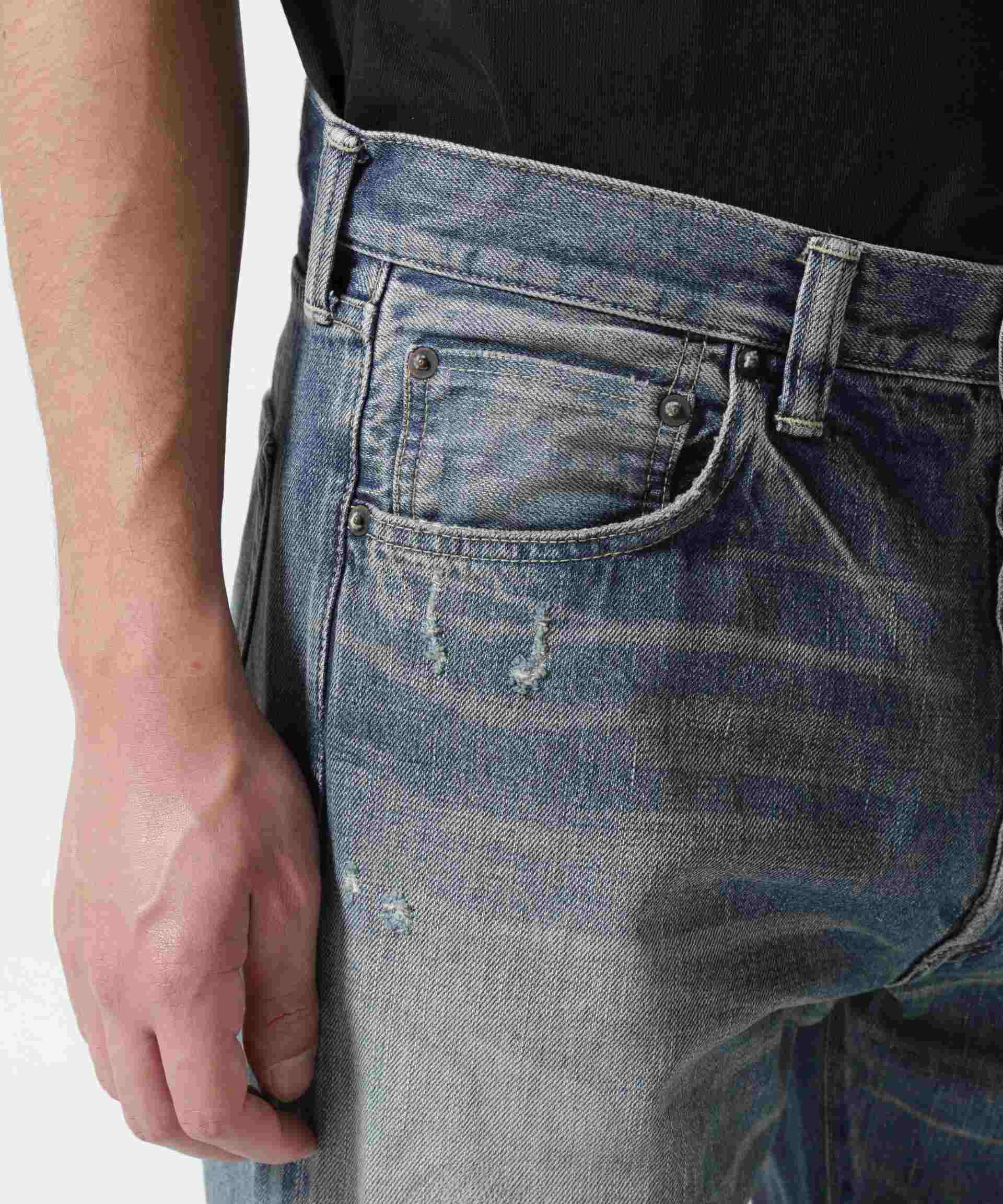 《TFQP》DENIM PANTS USED WASH / デニムパンツ ユーズドウォッシュ / AVI>EX / アヴィレックス ウォッシュユーズド9