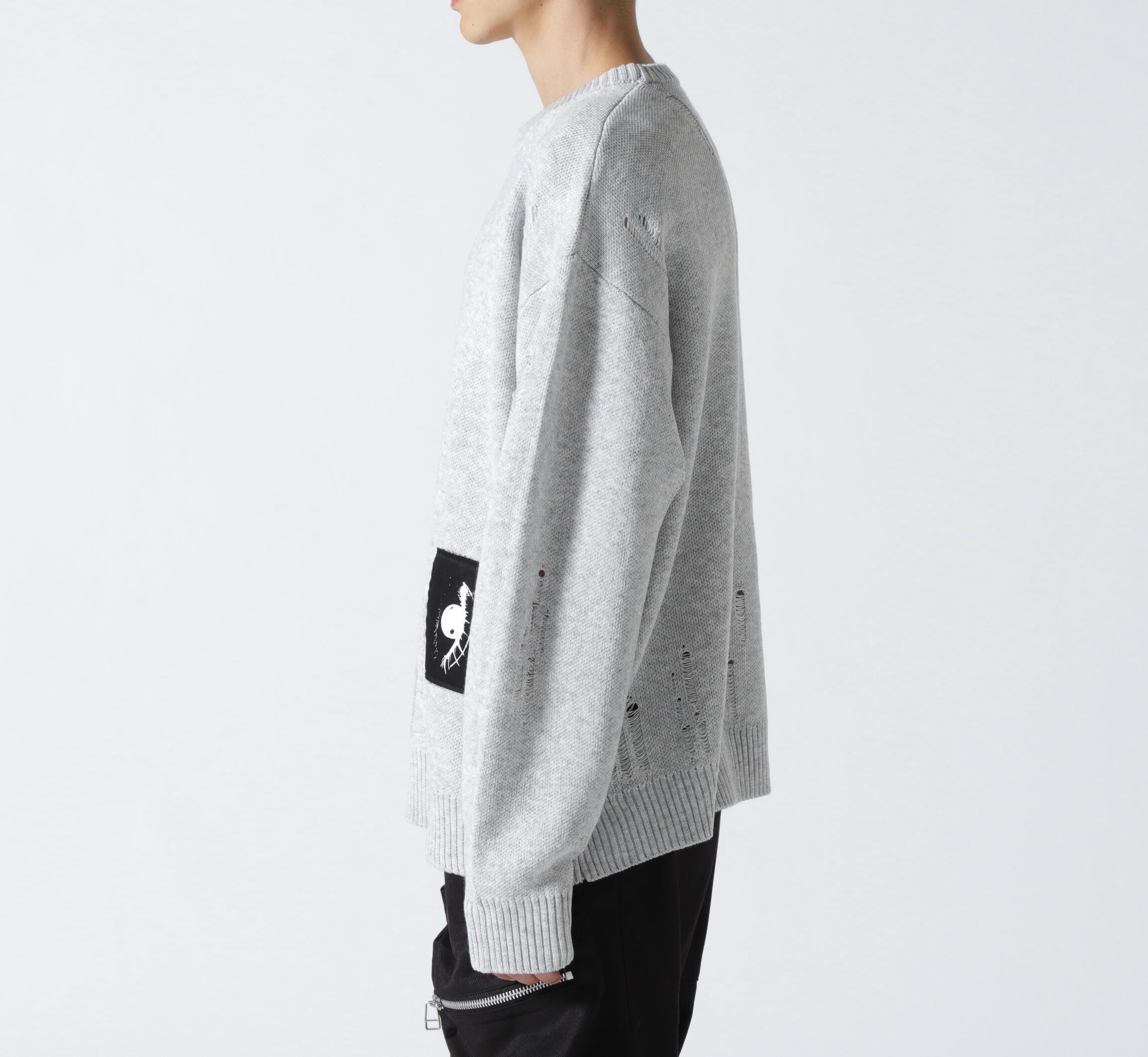 Guenika/Cash Knit sweate<Cell Division/Gay グレー