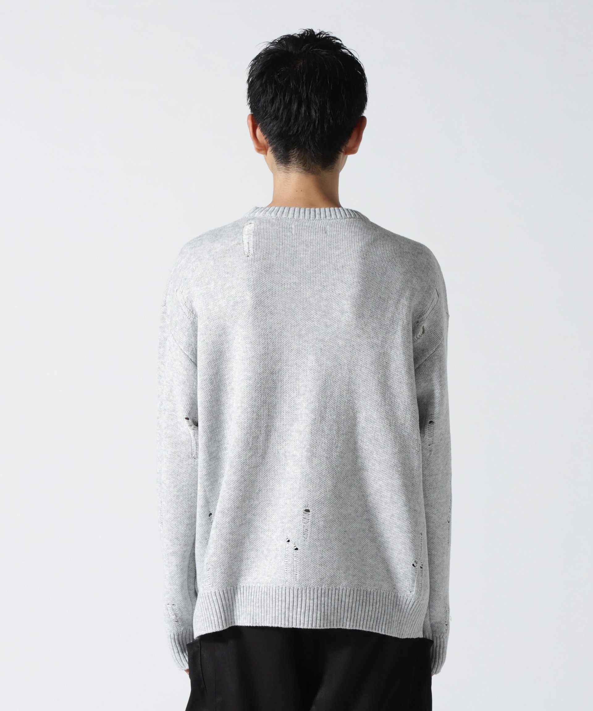 Guenika/Cash Knit sweate<Cell Division/Gay グレー