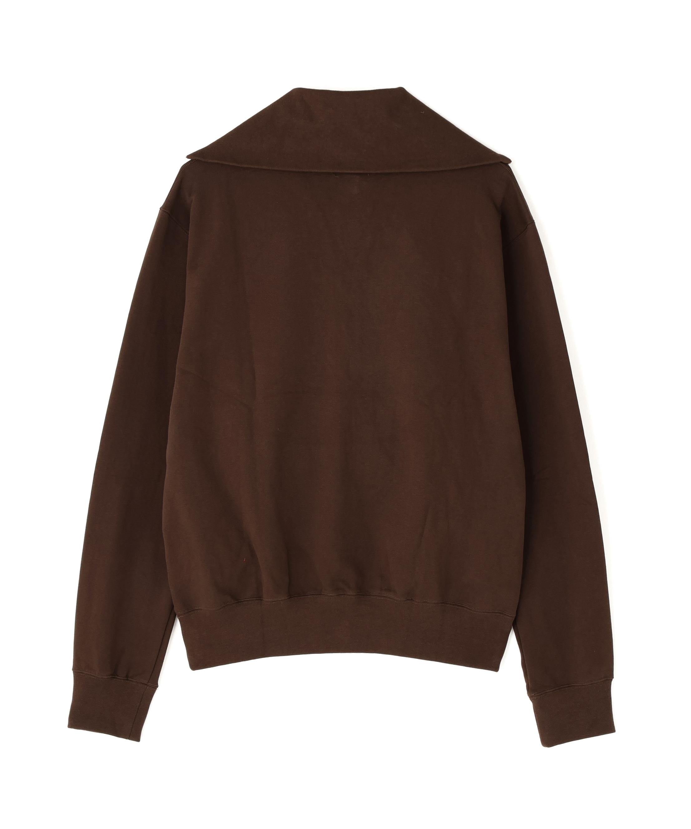 Toironier/トワロニエ/Half Zip Sweat Shirts ブラウン