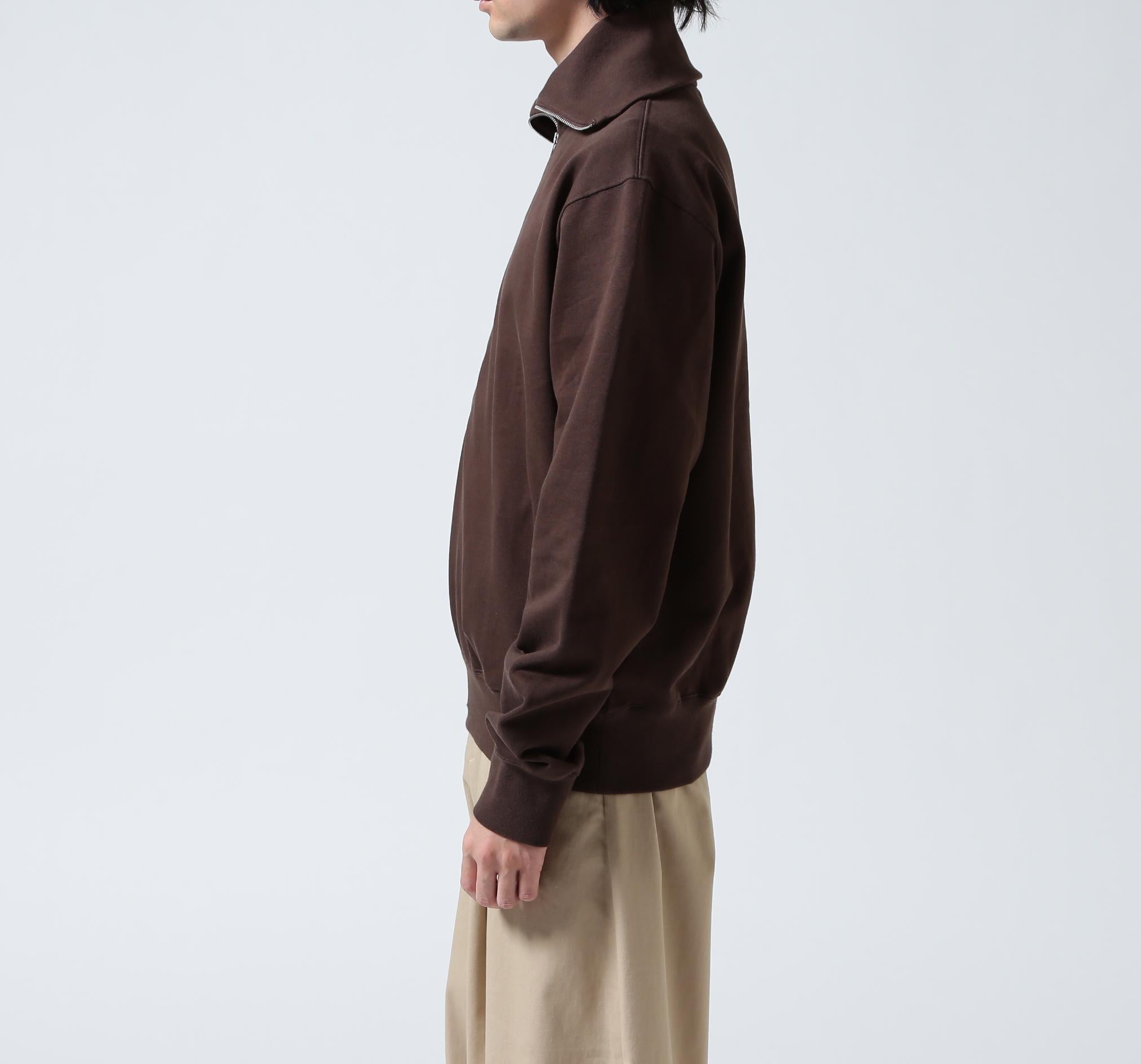 Toironier/トワロニエ/Half Zip Sweat Shirts ブラウン