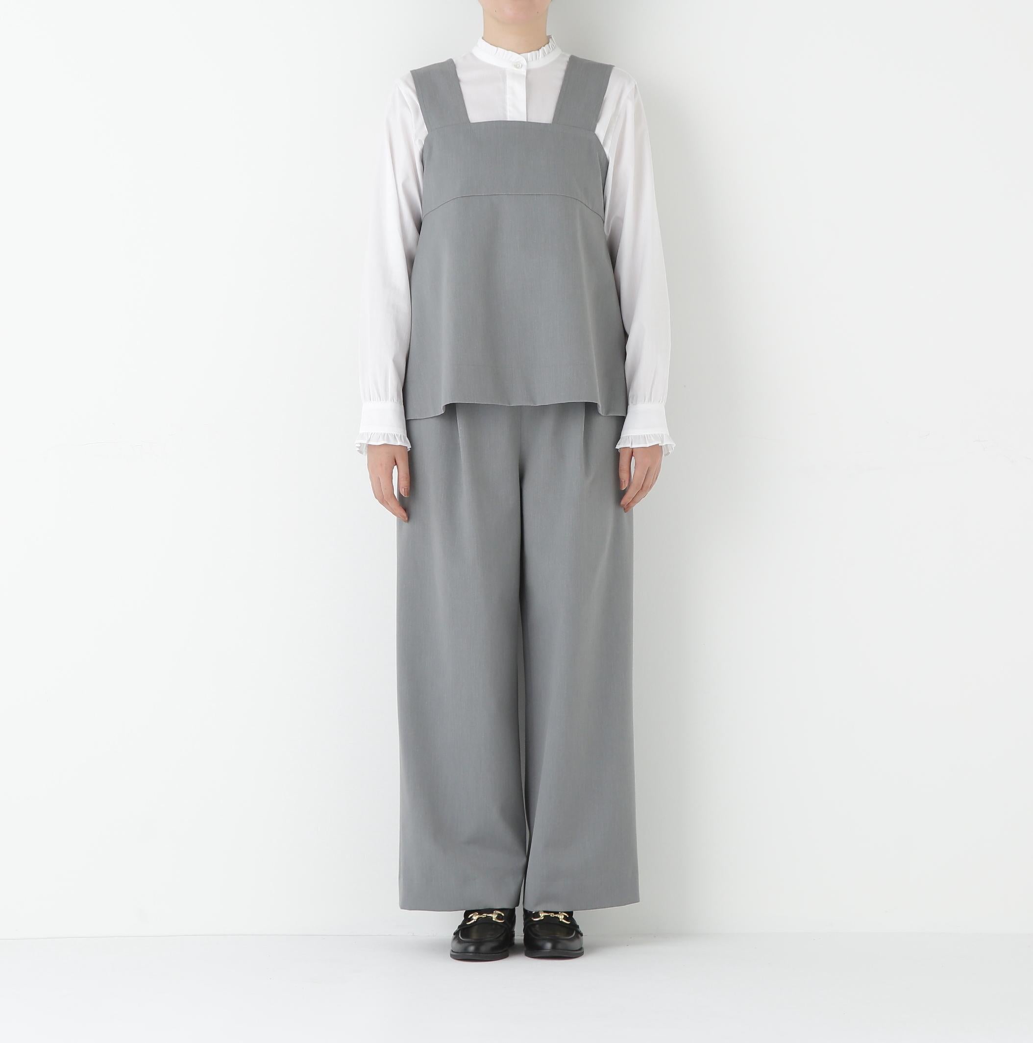 ストレッチビスチェセットアップ ライトグレー