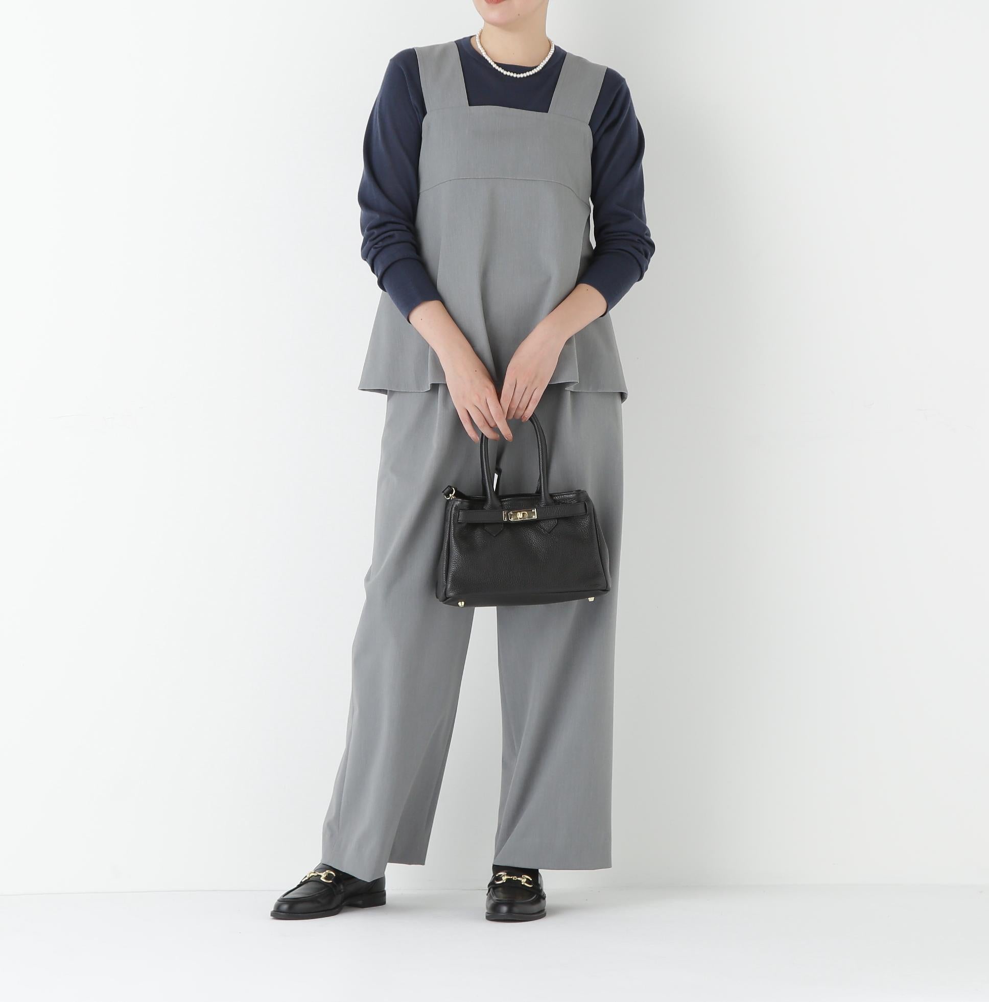 ストレッチビスチェセットアップ ライトグレー