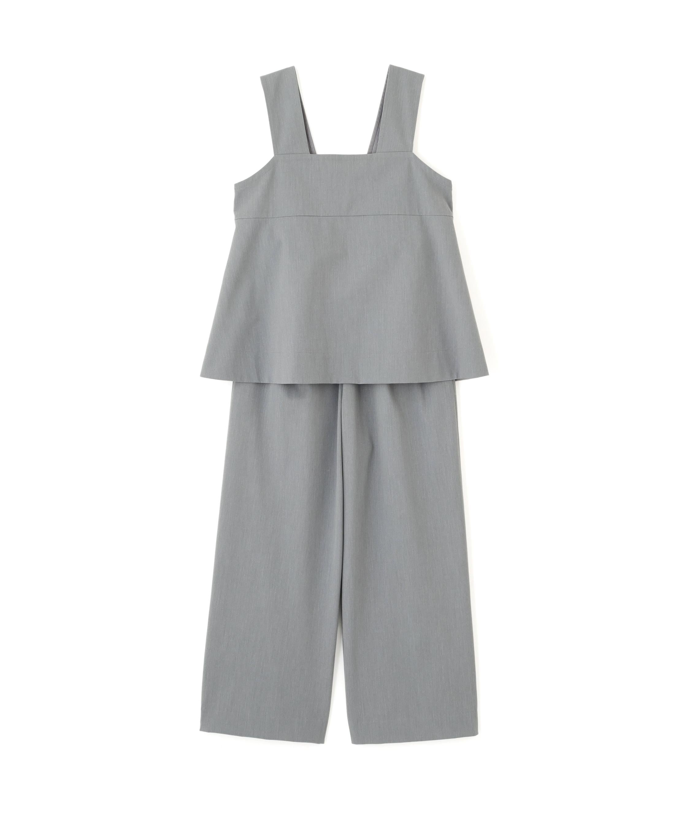 ストレッチビスチェセットアップ ライトグレー