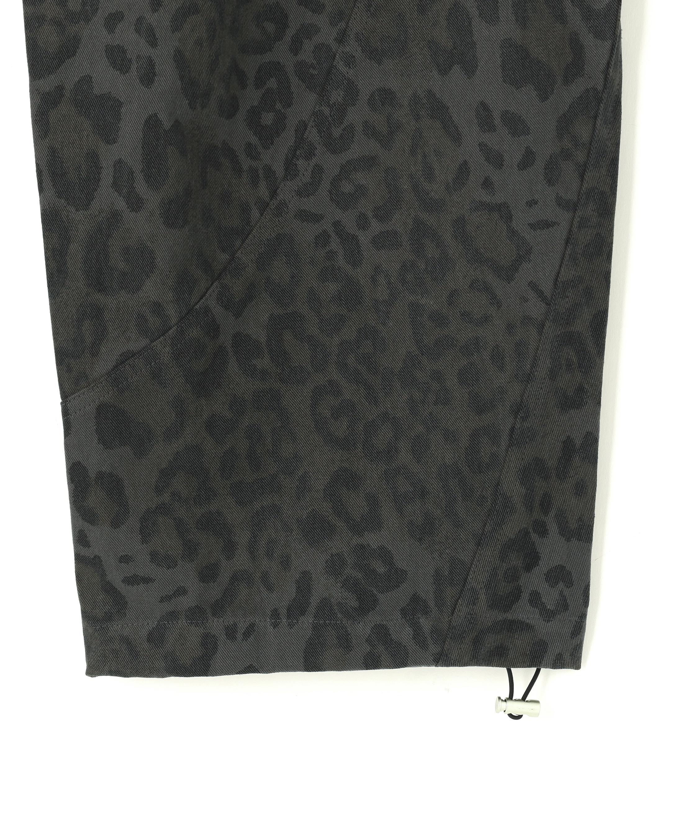 SIS/エスアイエス/Leopard Wide Pants ブラック