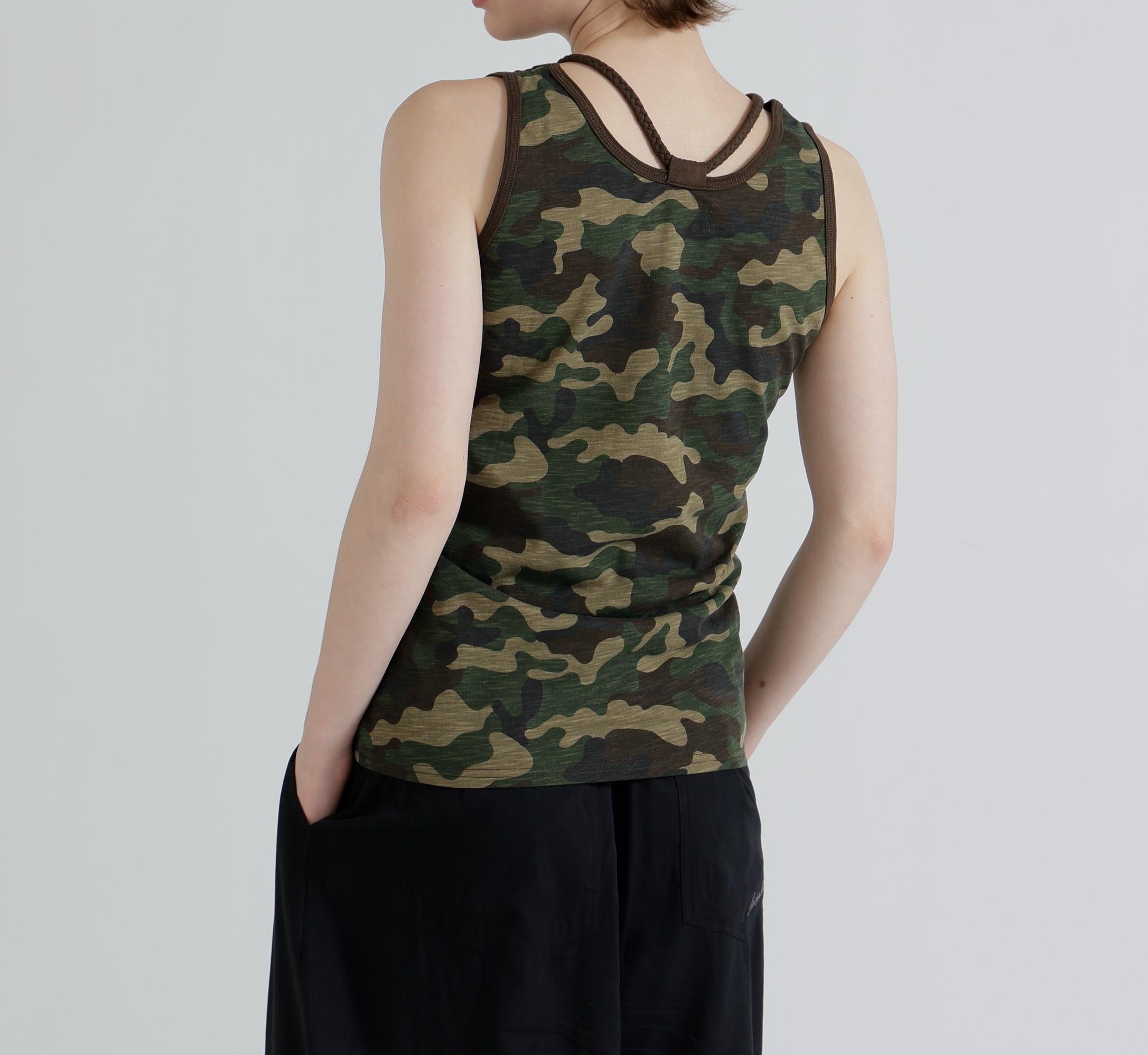 ブレード タンクトップ/BRAID TANK TOP カモ4