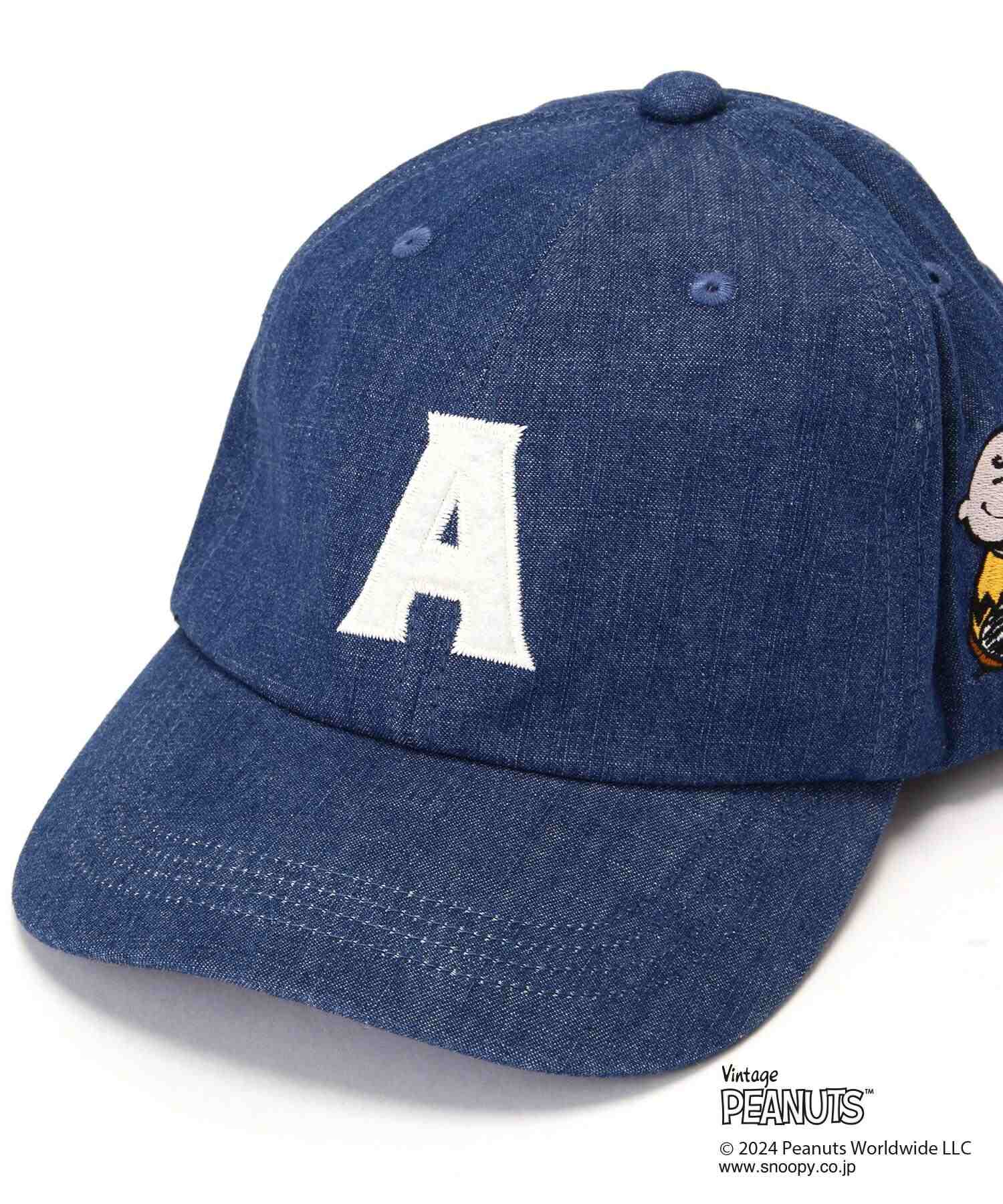 《AVI>EX×PEANUTS》DENIM CAP/アヴィレックス×ピーナッツ デニムキャップ インディゴ7