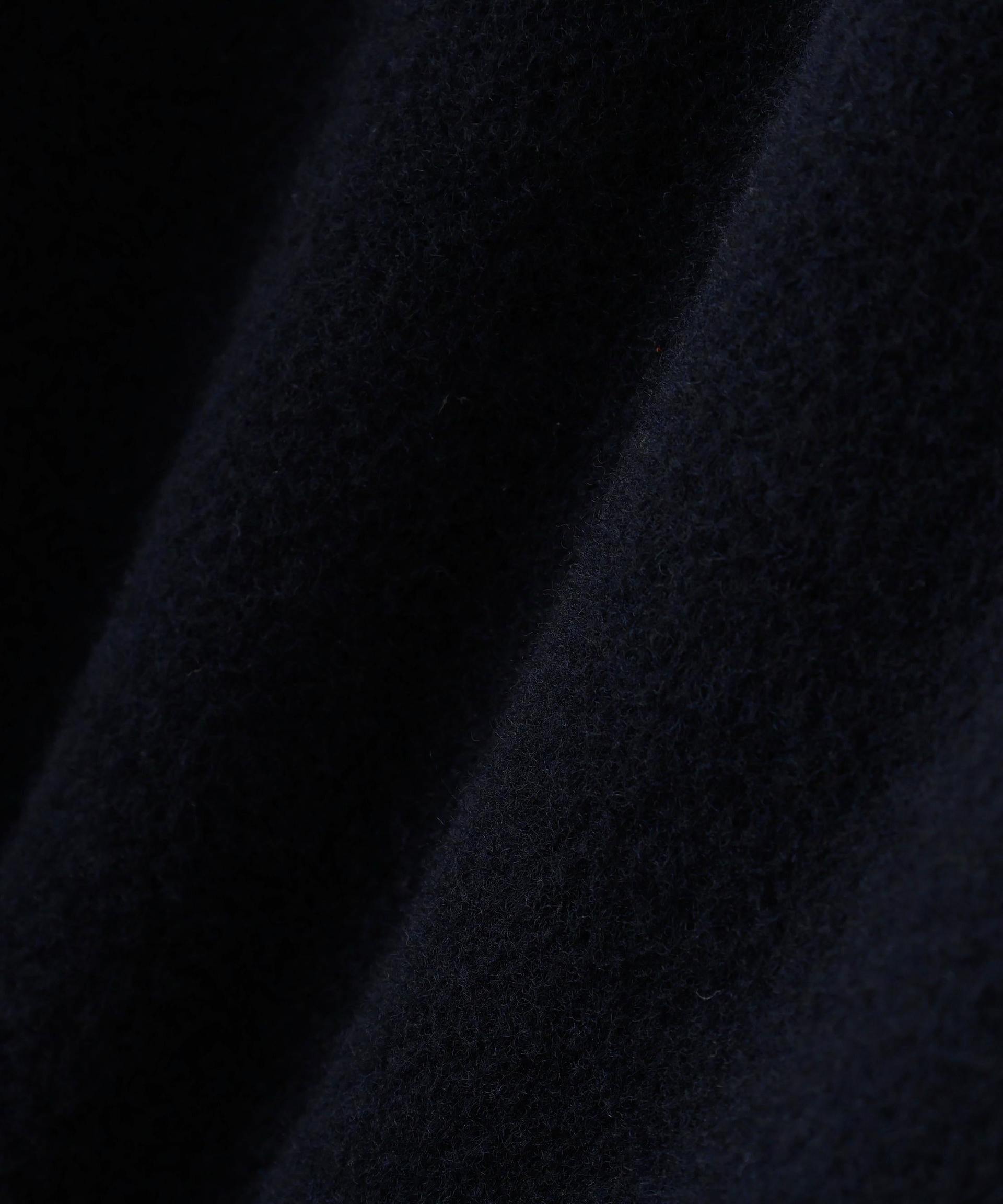 フーデッドロングコート ネイビー