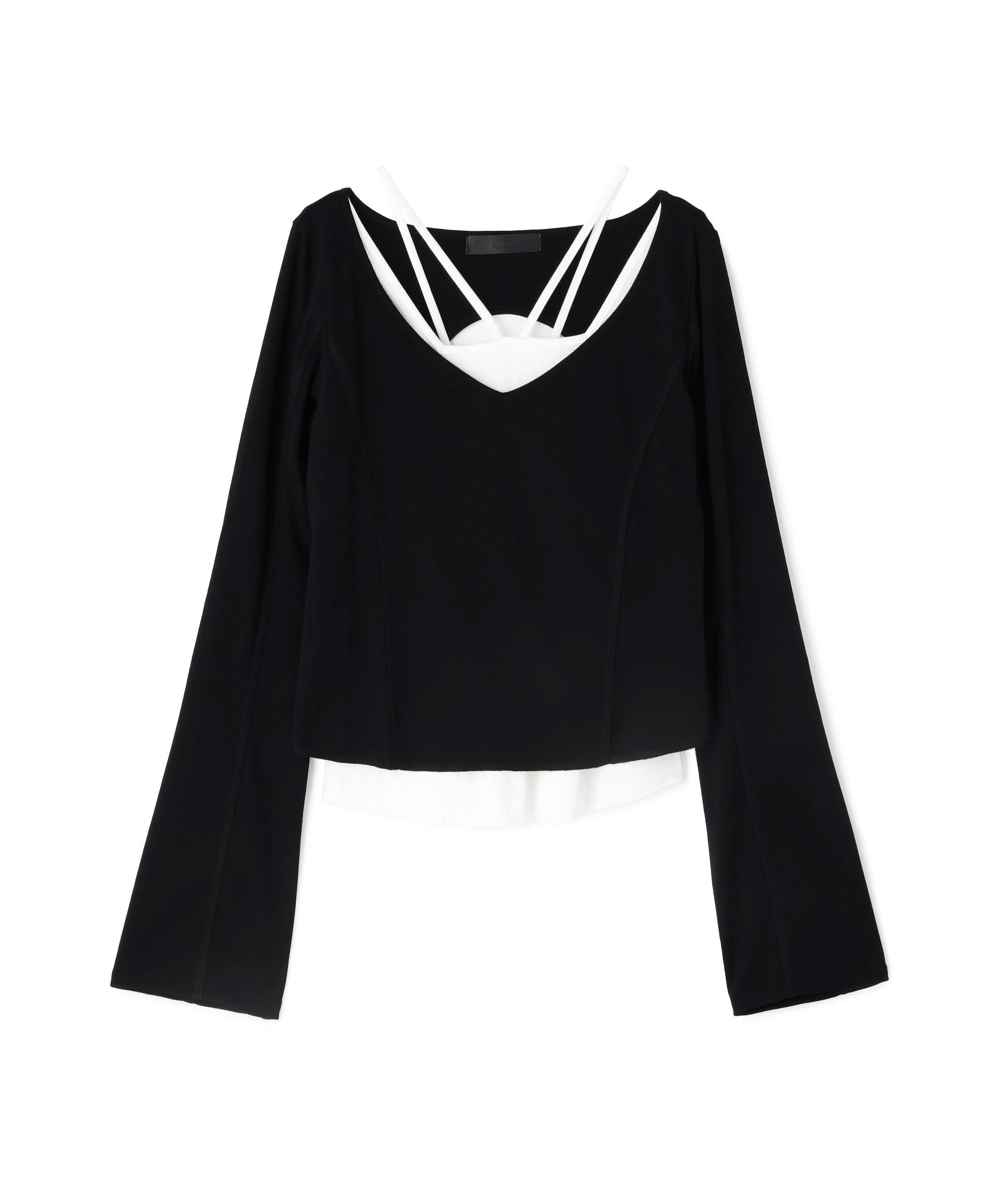 AULA/アウラ/別注トップス ブラック