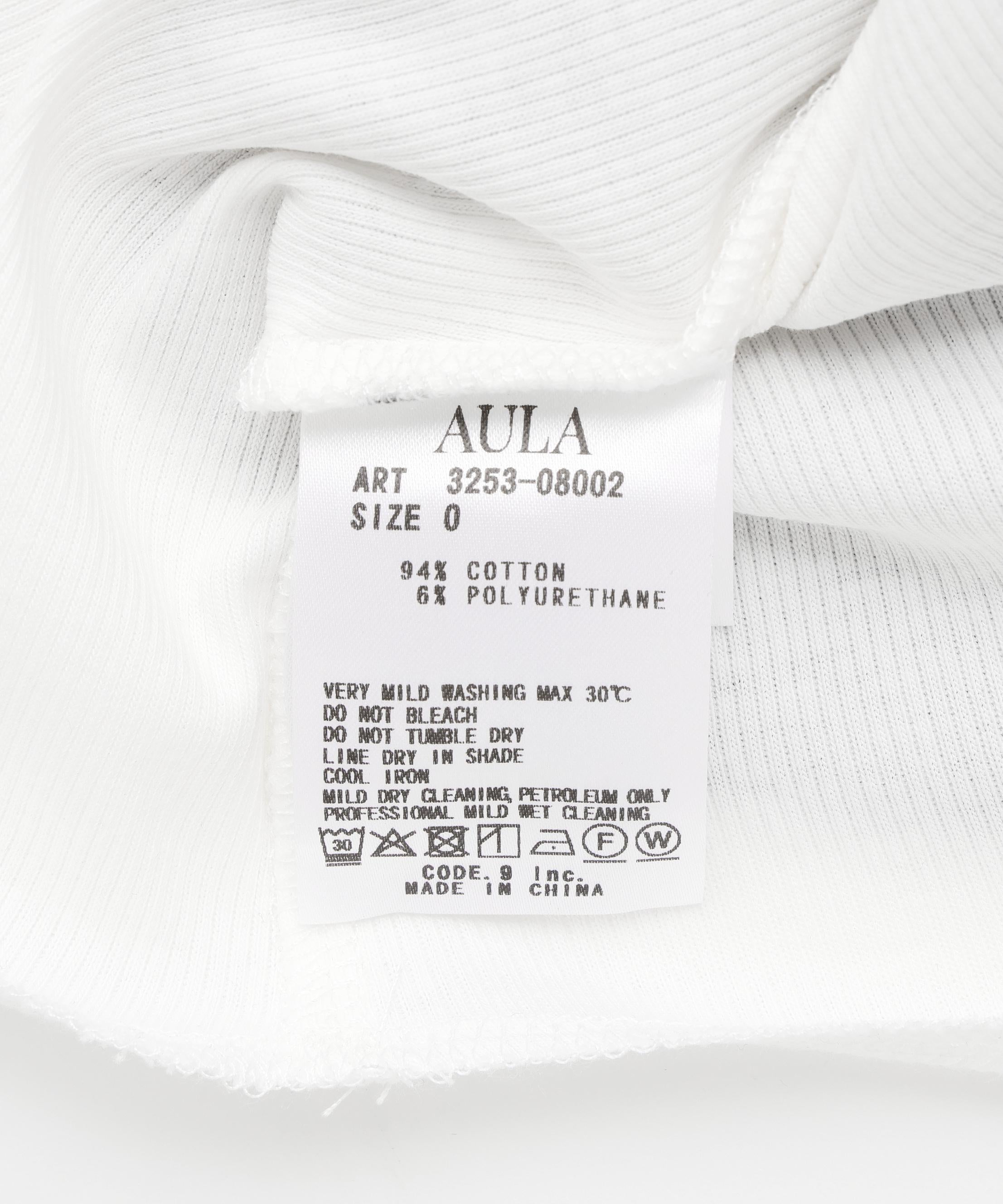 AULA/アウラ/別注トップス ブラック