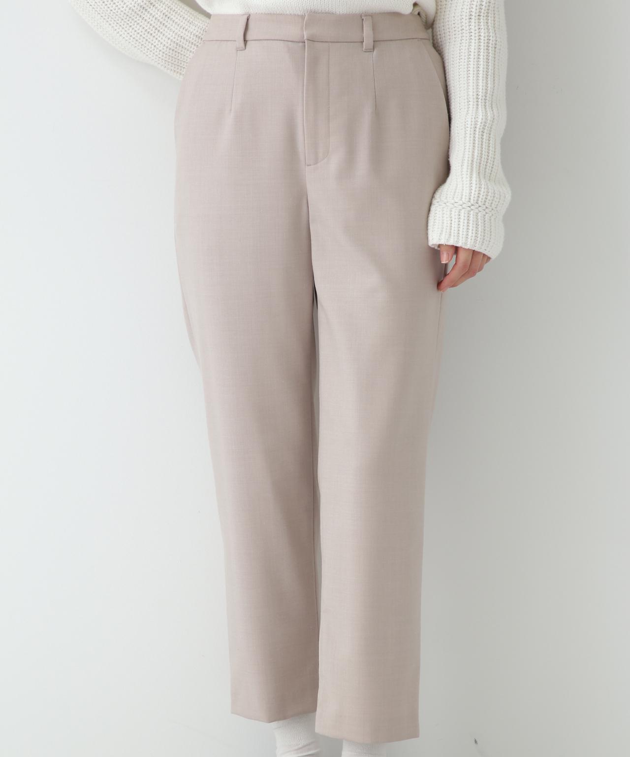 2WAYスリムストレートパンツ ベージュ