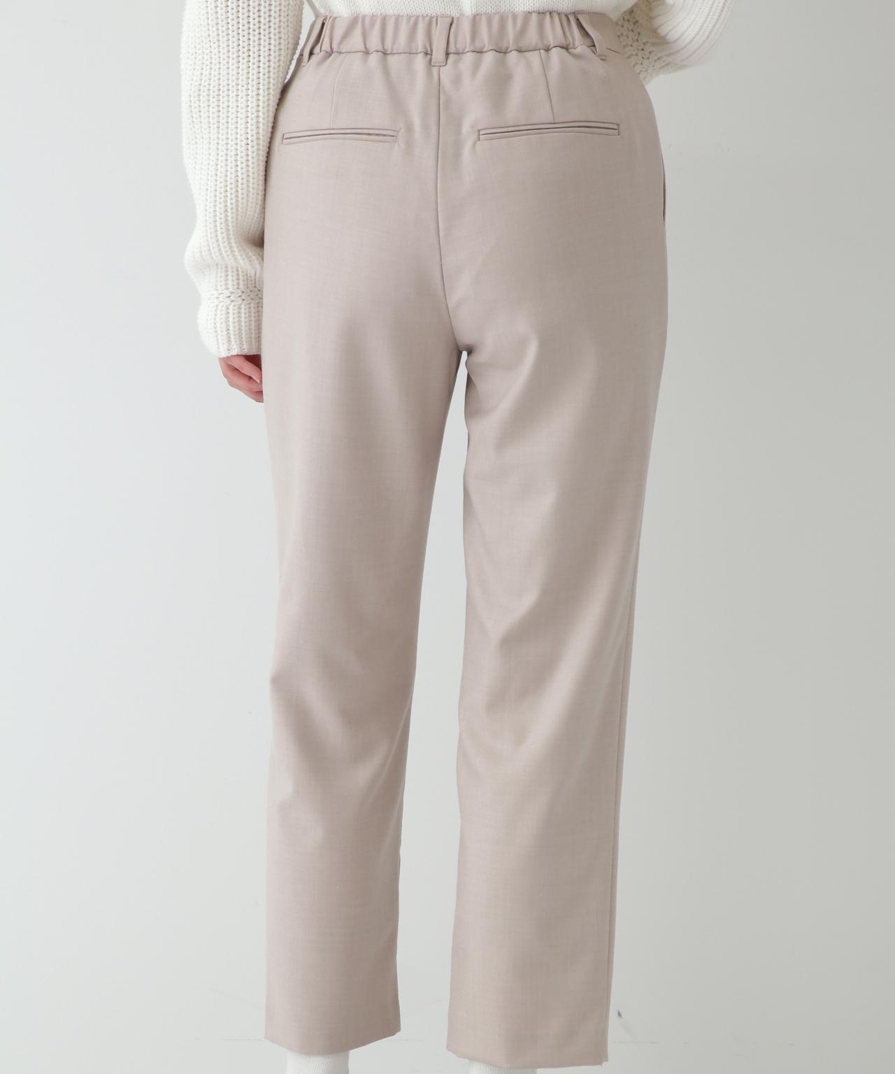 2WAYスリムストレートパンツ ベージュ