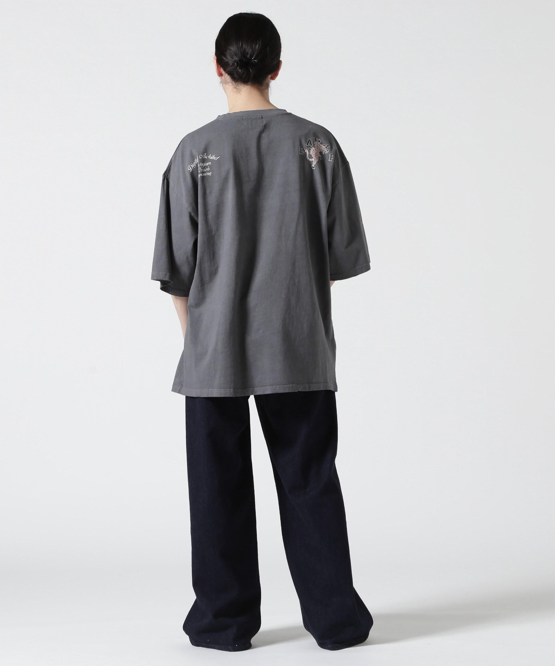 WER&DEPOT限定/DankeSchon/活性染タイガー S/S Tee ブラック
