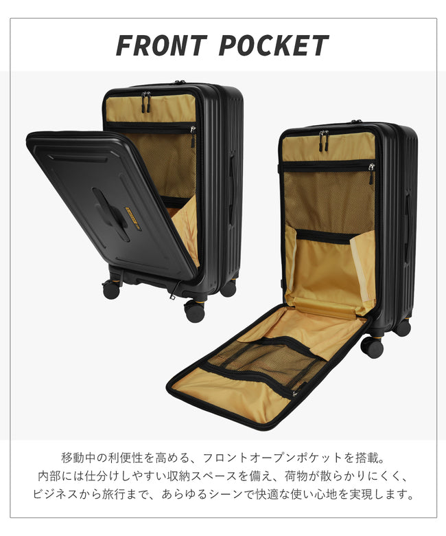 ファイブレイクス アンド エムティー 5LAKES&MT 5LAKES&MT ファイブレイクス スーツケース Lサイズ 65L/75L 拡張 C-GEAR 310-4022 (アイボリー) アイボリー