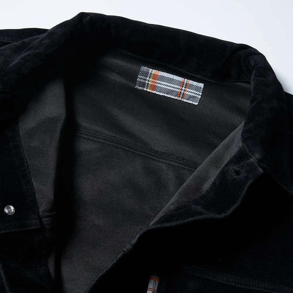 Suede Leather Trucker JKT