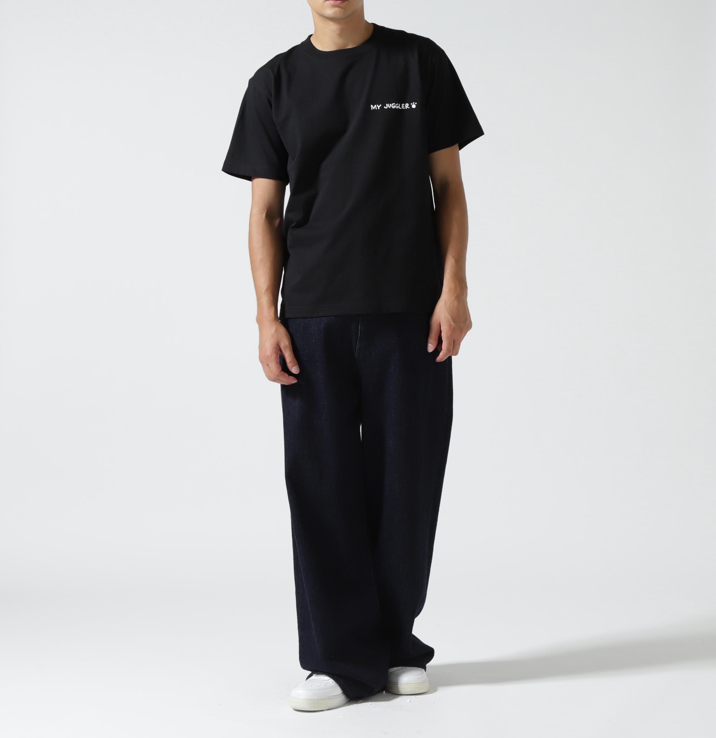 guenika/ゲルニカ/GO!GO!CHANCE MY JUGGLE> T ブラック