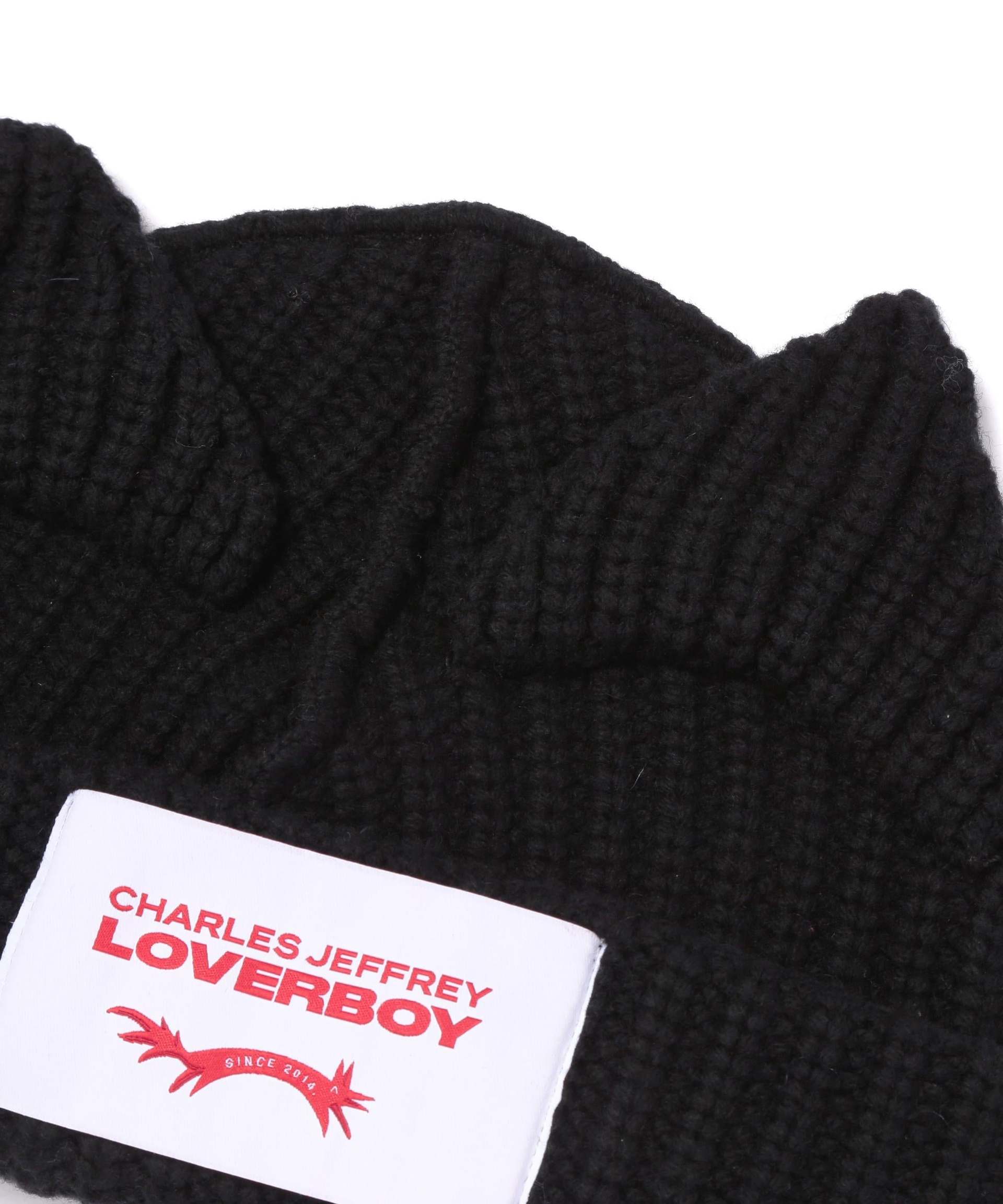 Charles Jeffrey LOVERBOY/チャールズジェフリーラバーボーイ/CHUNKY EARS BEANIE ブラック