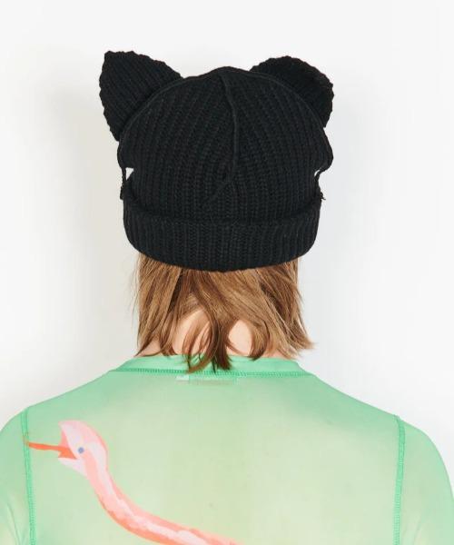 Charles Jeffrey LOVERBOY/チャールズジェフリーラバーボーイ/CHUNKY EARS BEANIE ブラック