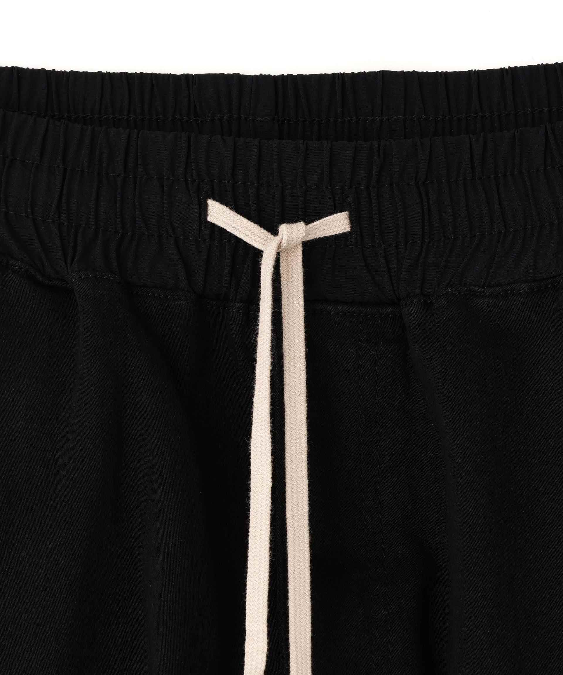 DankeSchon/ダンケシェーン/P>EMIUM SUPE> ST>ETCH TC RLACK FLAP ZIP CA>GO PANTS ブラック