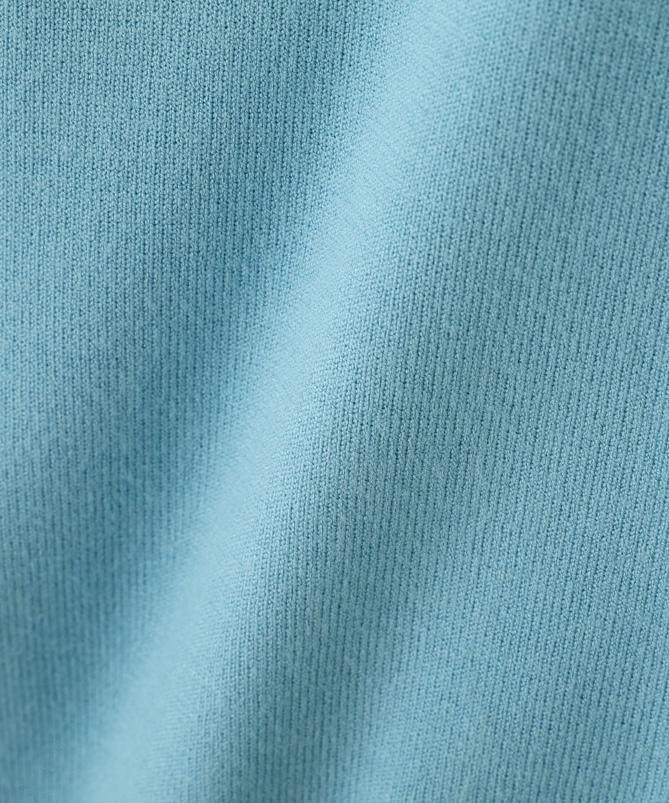 2wayカラーニットカーディガン ライトブルー