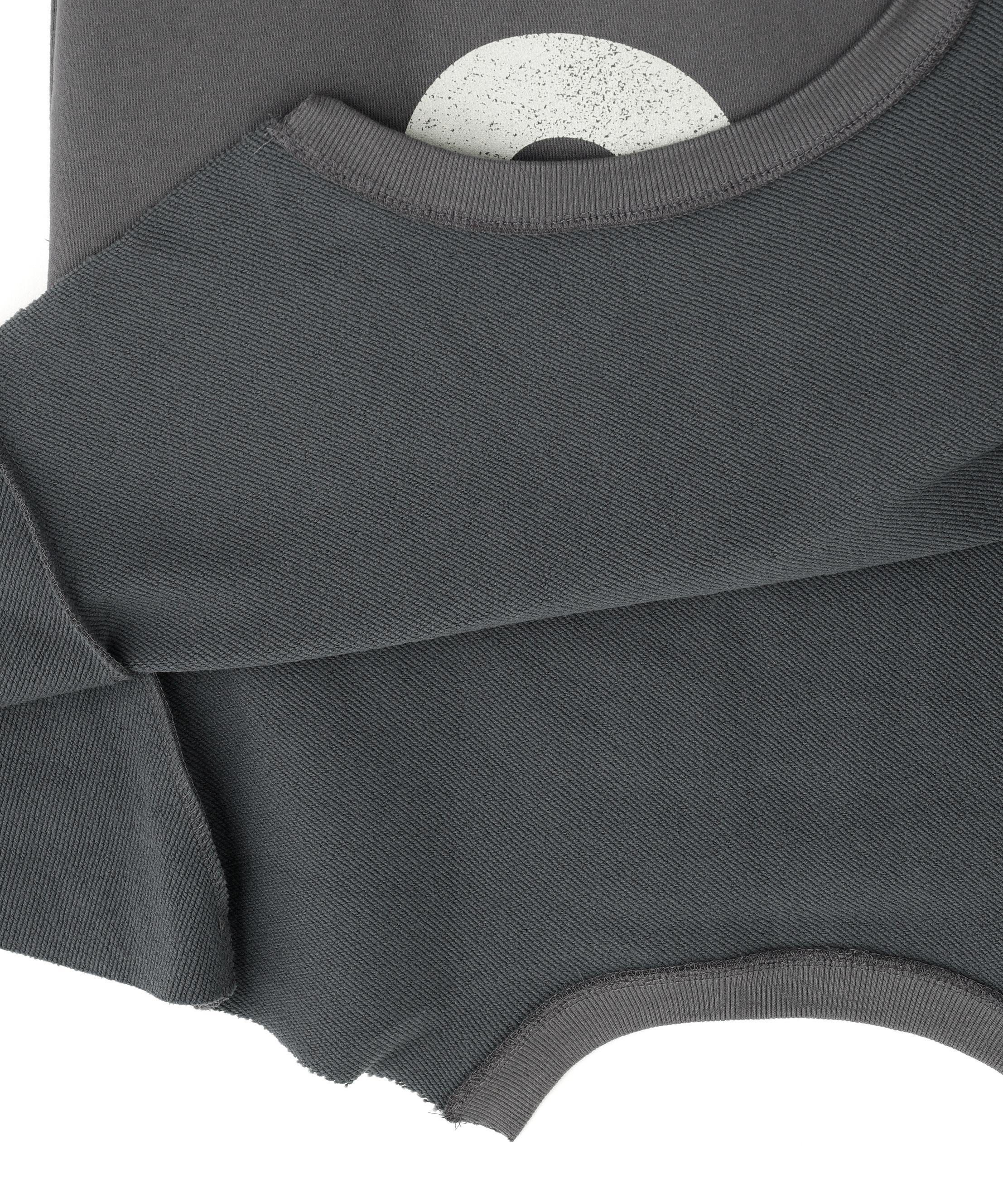 MITSUKI/ミツキ/ロゴ入りリメイク風スカート グレー