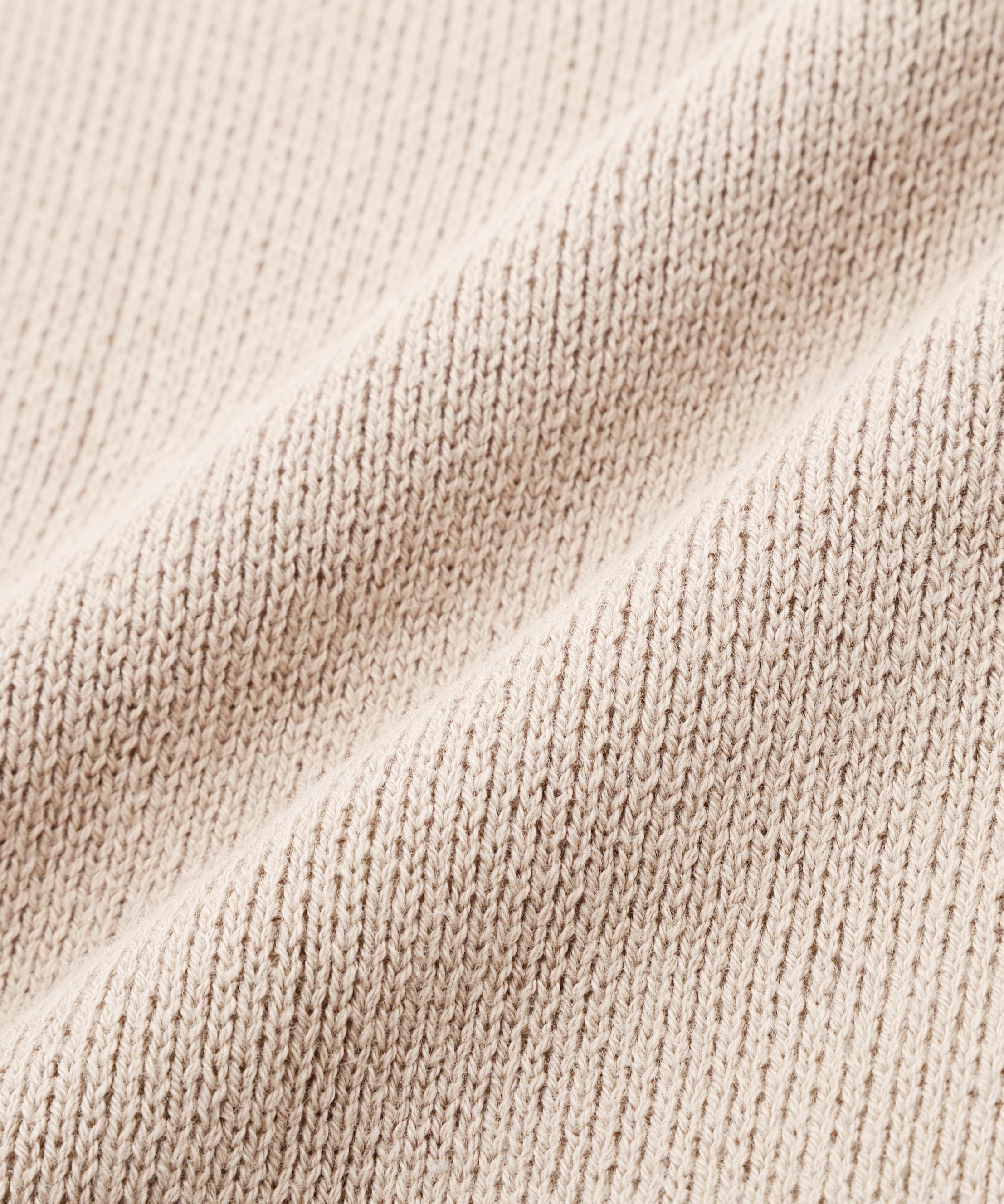 B omnivore/ビーオムニボー HAND STITCH CARDIGAN ハンドステッチカーディガン ベージュ