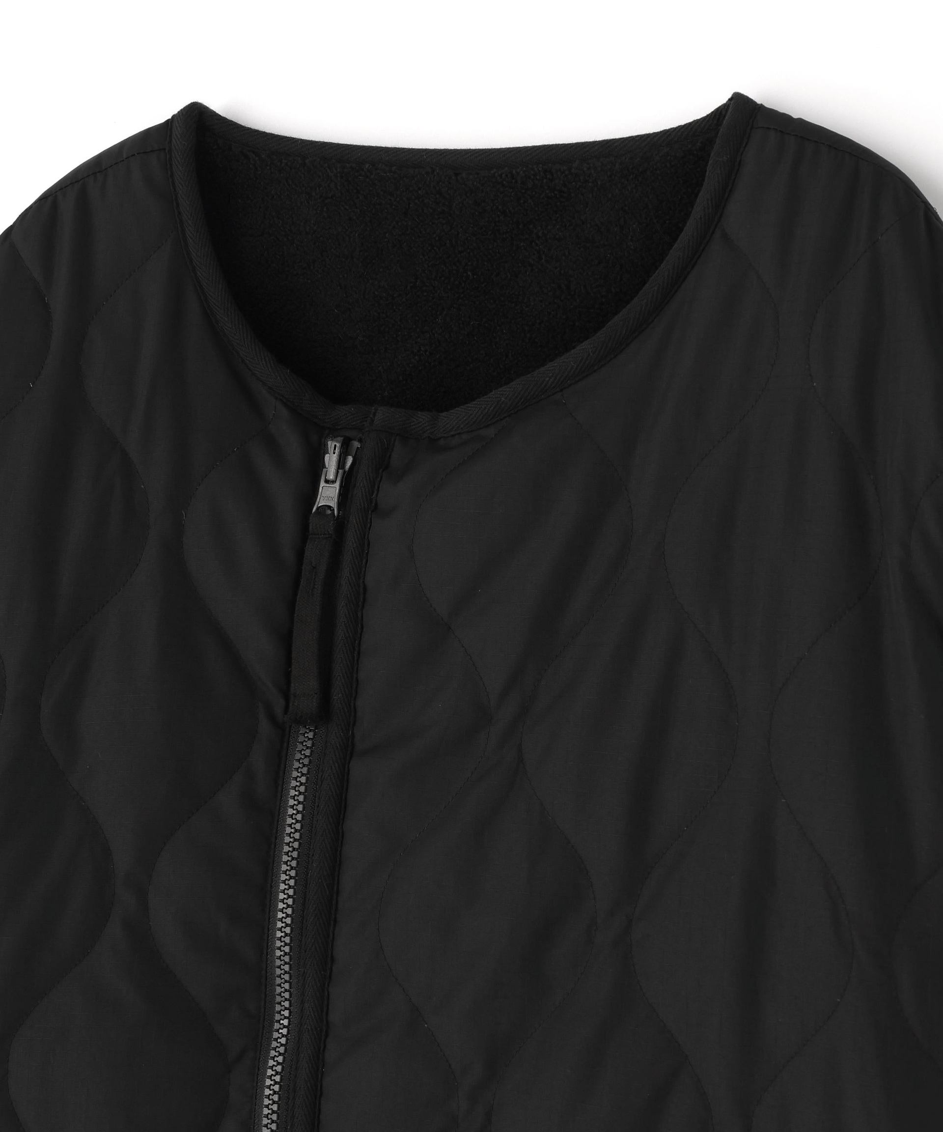 TAION/タイオン/RIVERSIBLE DOWN BOA JACKET ブラック