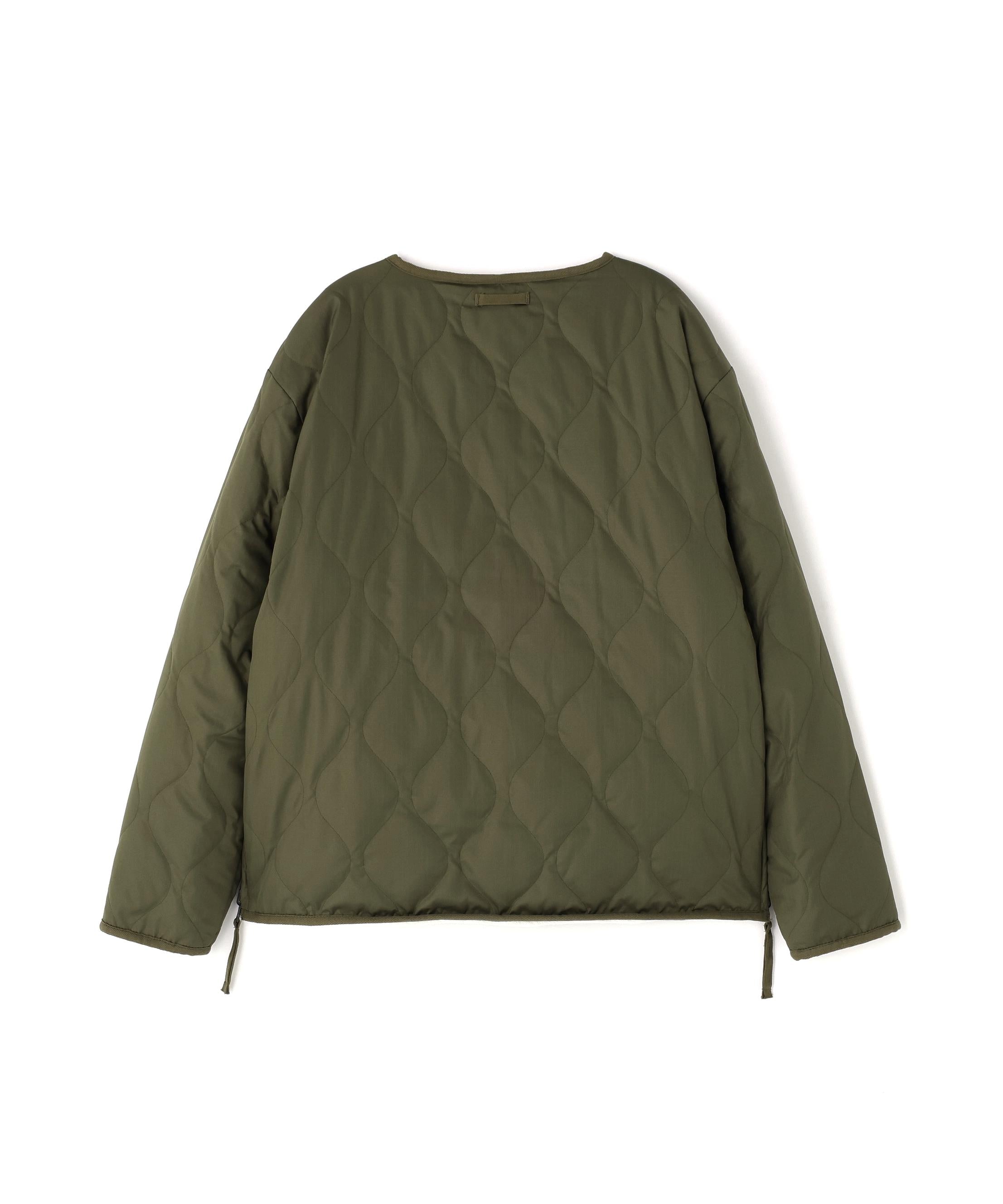 TAION/タイオン/RIVERSIBLE DOWN BOA JACKET カーキ