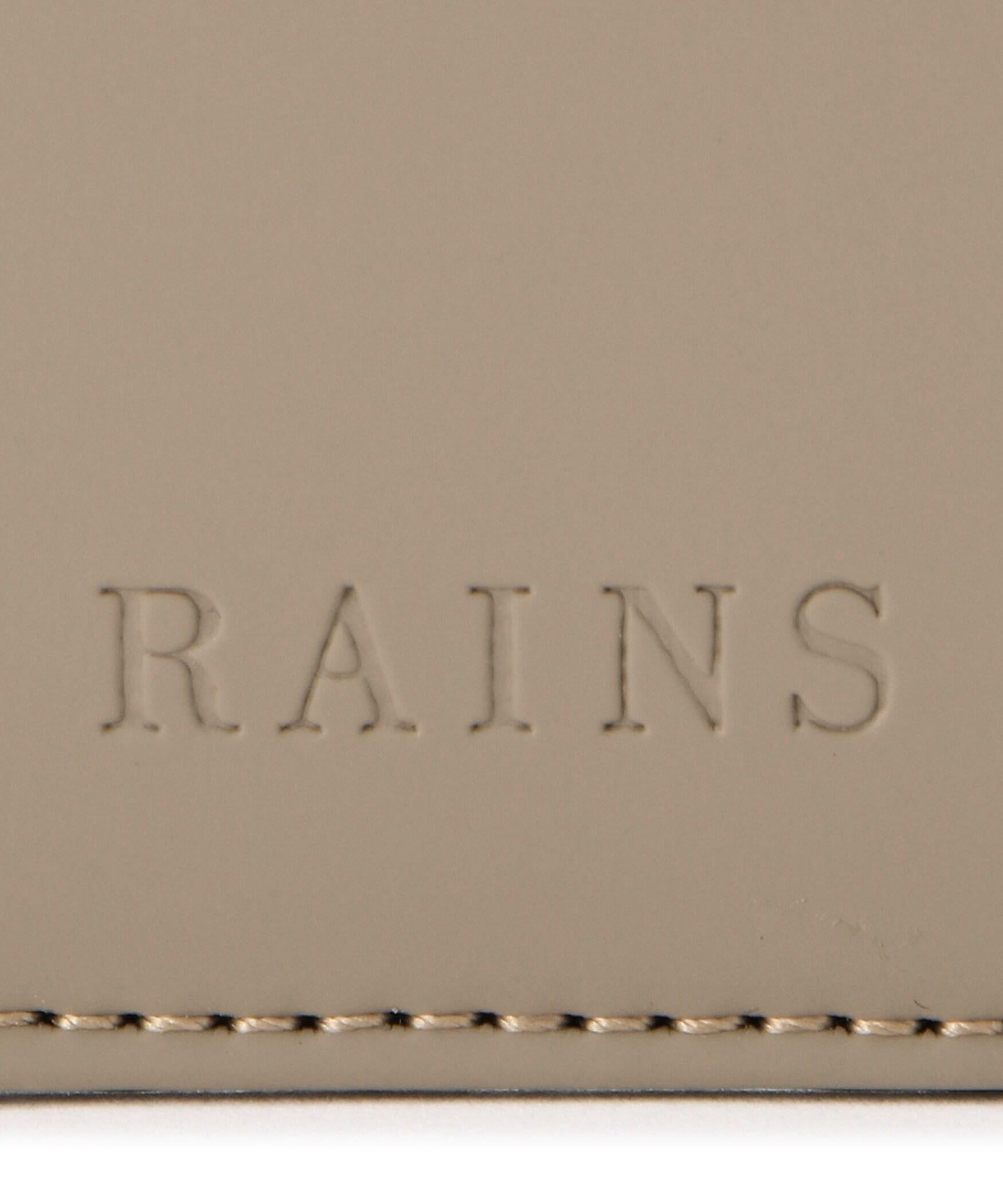 RAINS/レインズ/ZIP WALLET モカ