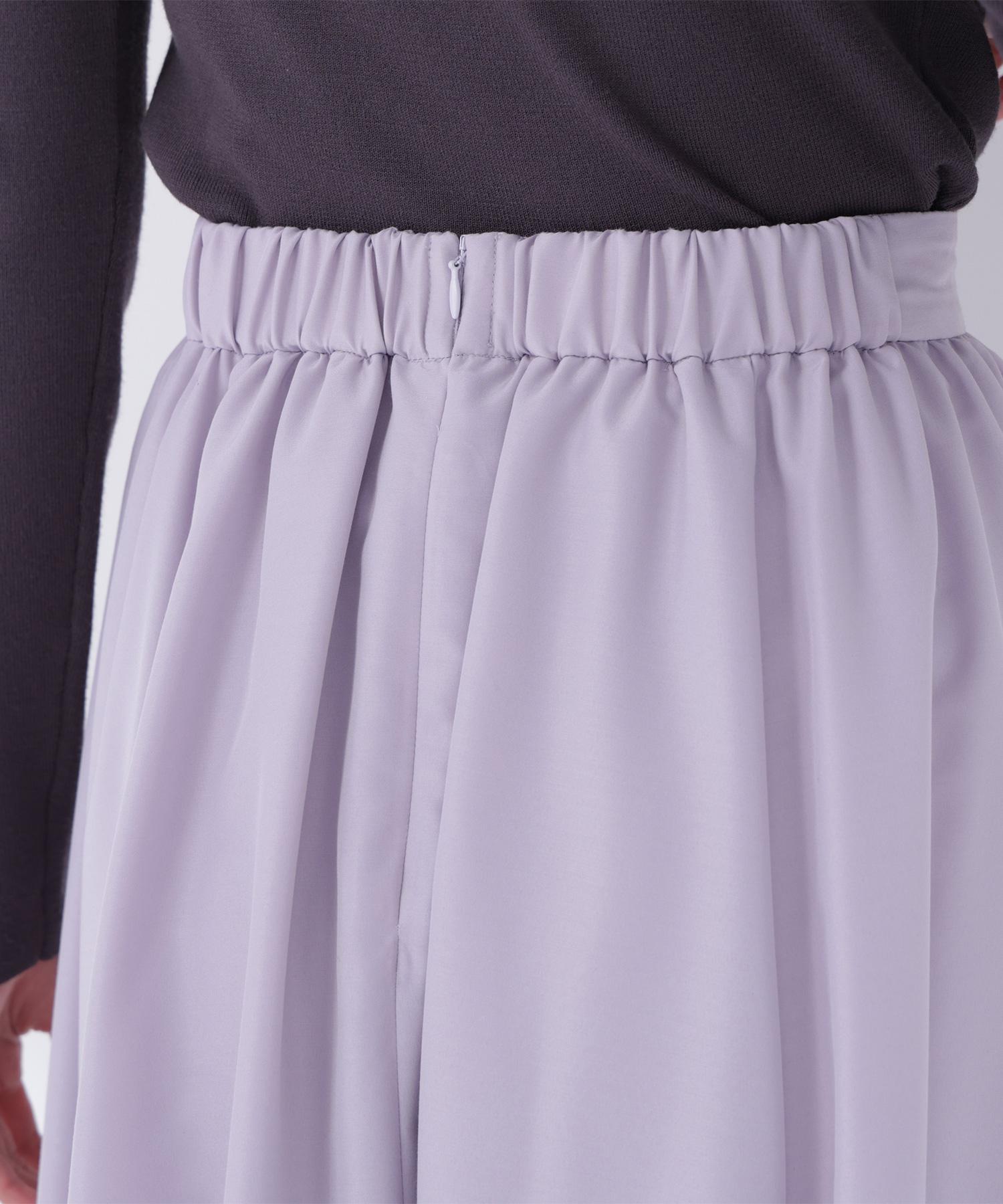 ふんわり春風フレアスカート ラベンダー