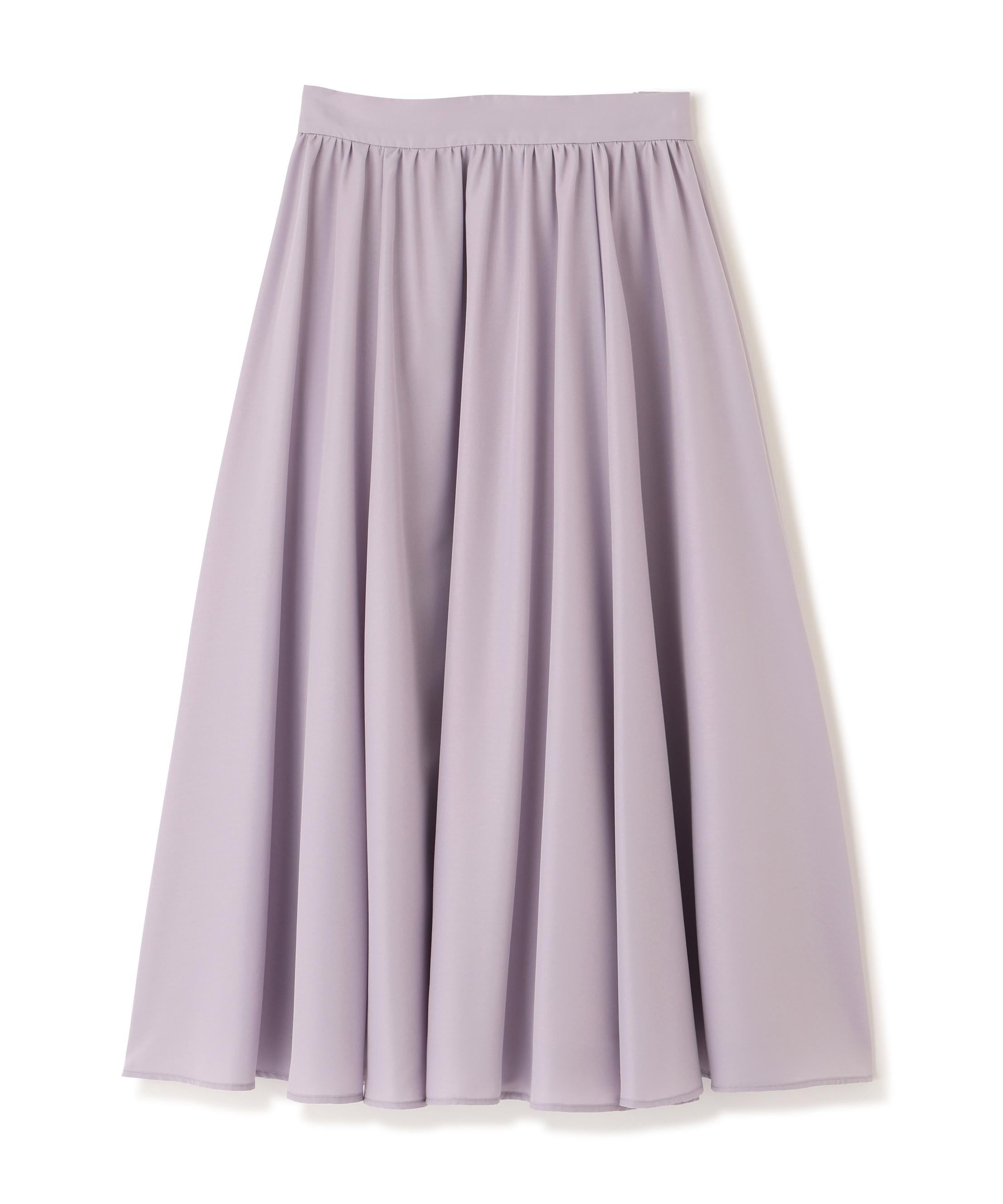 ふんわり春風フレアスカート ラベンダー
