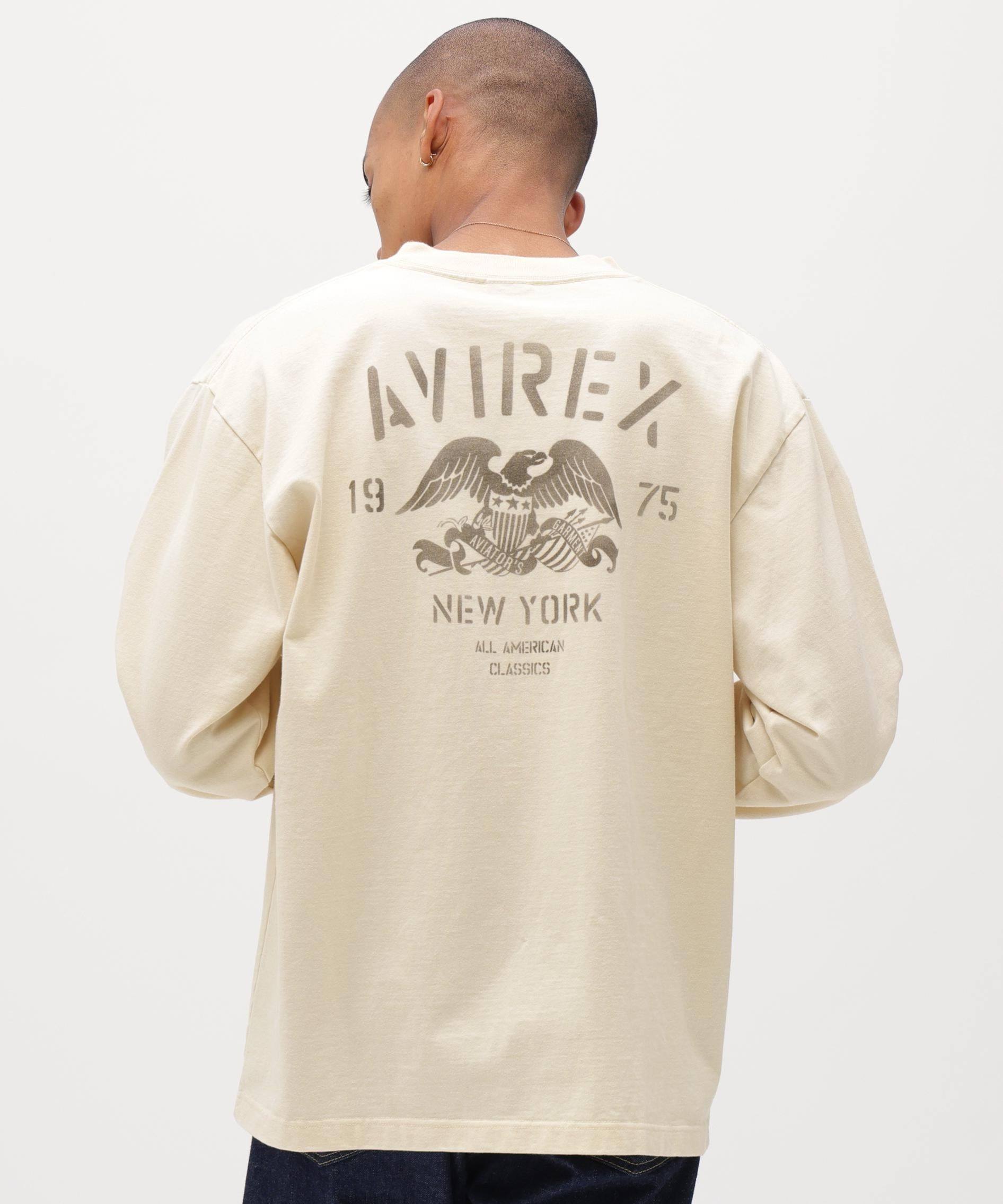 STENCIL L/S T-SHIRT ナチュラル4