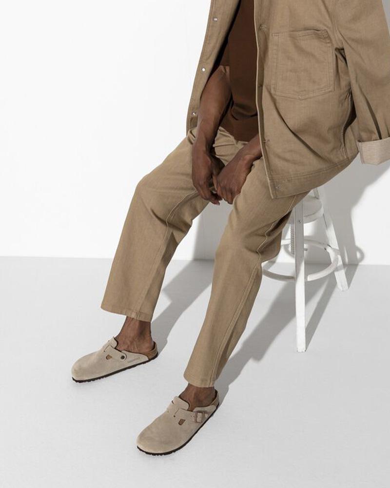 BIRKENSTOCK/ビルケンシュトック/BOSTON/スエードレザー - トープ ベージュ