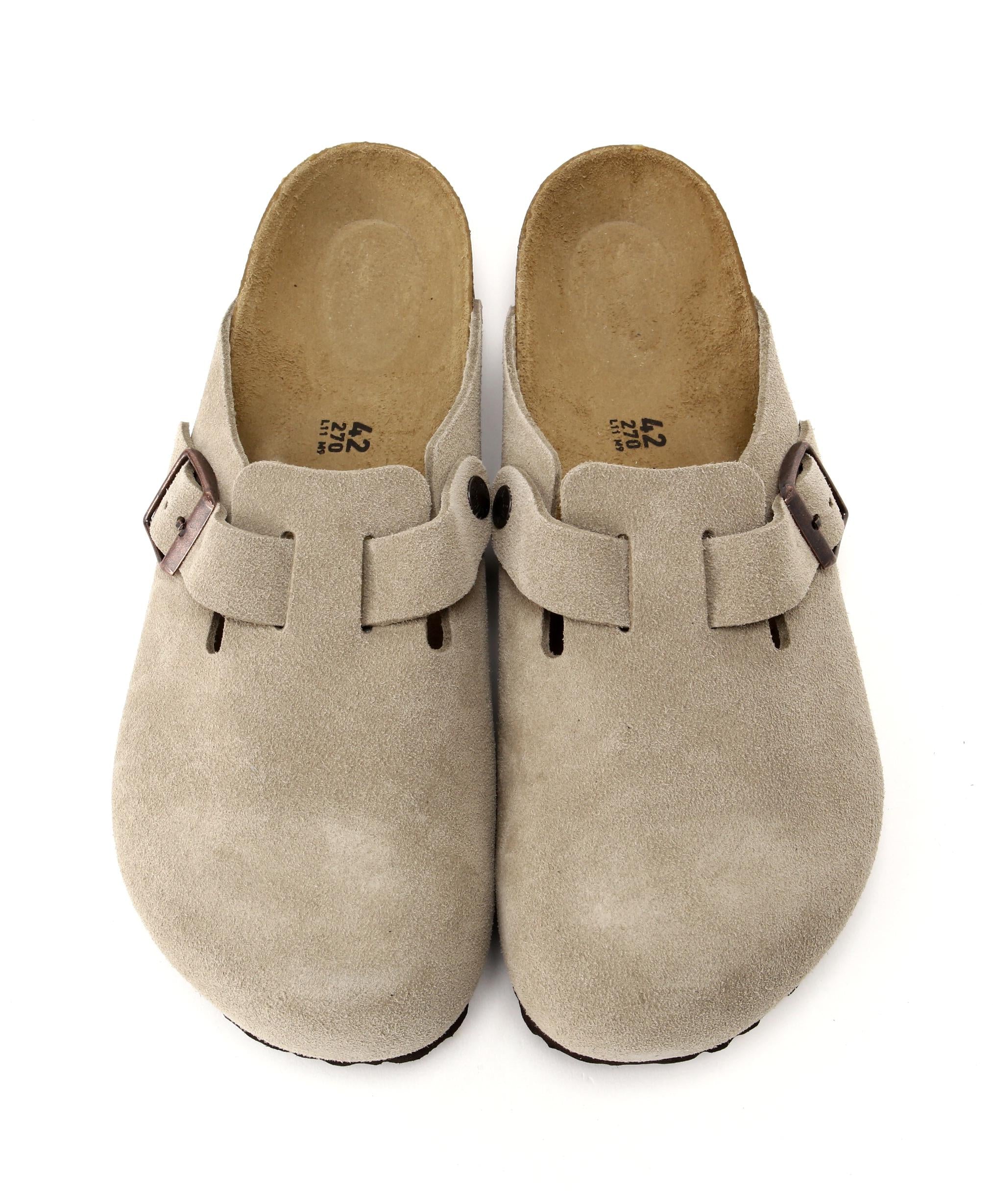 BIRKENSTOCK/ビルケンシュトック/BOSTON/スエードレザー - トープ ベージュ