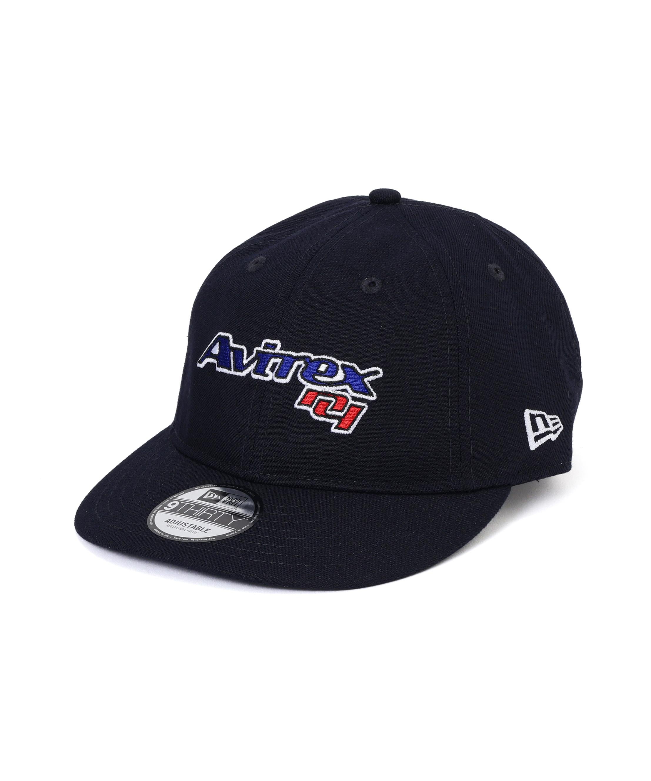 《AVI>EX × NEWE>A》 50th GOALE>S LOGO CAP 9THI>TY ネイビー